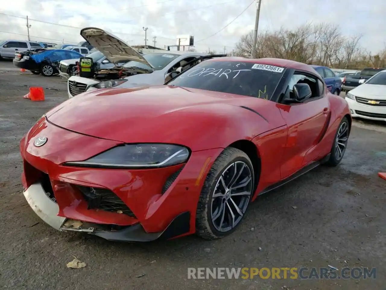 2 Photograph of a damaged car WZ1DB2C09MW044084 TOYOTA SUPRA 2021