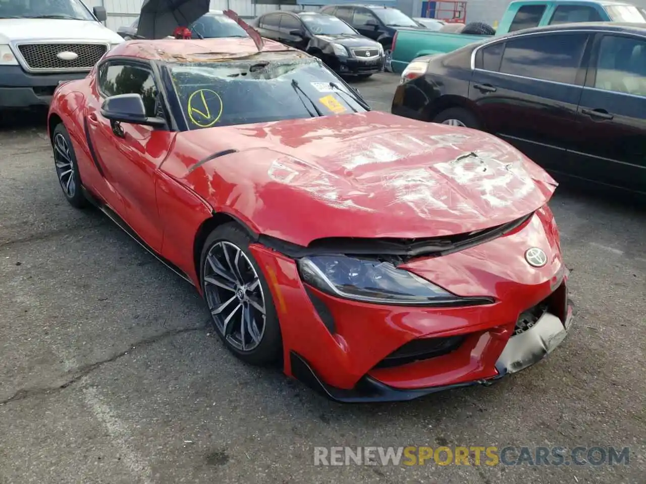 1 Photograph of a damaged car WZ1DB2C0XMW042084 TOYOTA SUPRA 2021