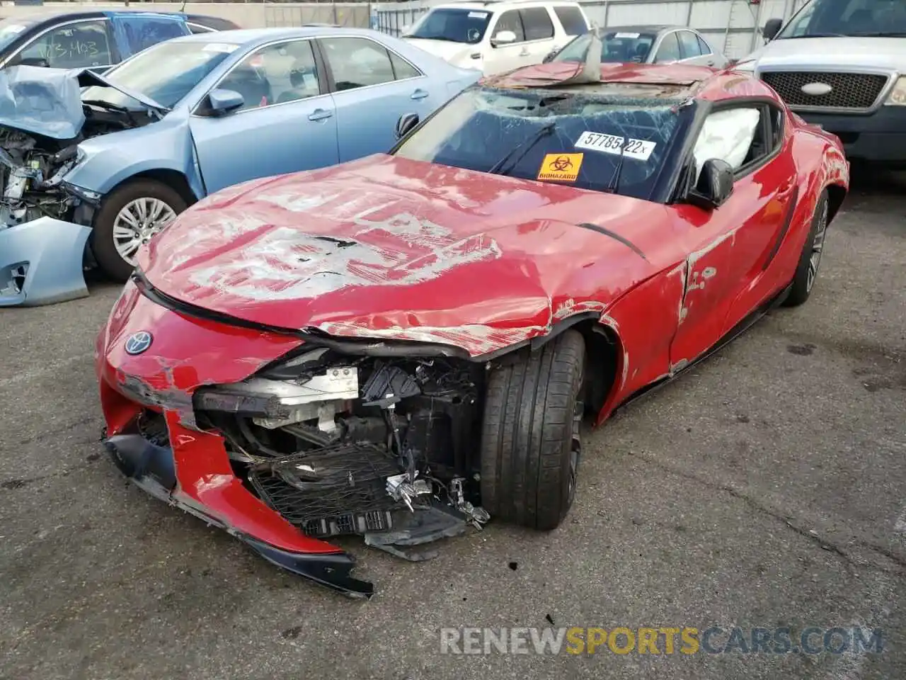 2 Photograph of a damaged car WZ1DB2C0XMW042084 TOYOTA SUPRA 2021