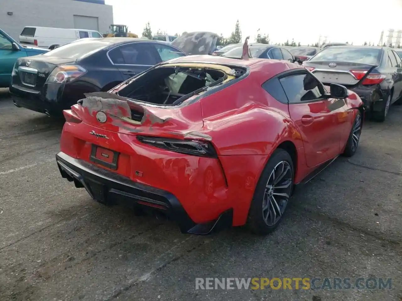 4 Photograph of a damaged car WZ1DB2C0XMW042084 TOYOTA SUPRA 2021