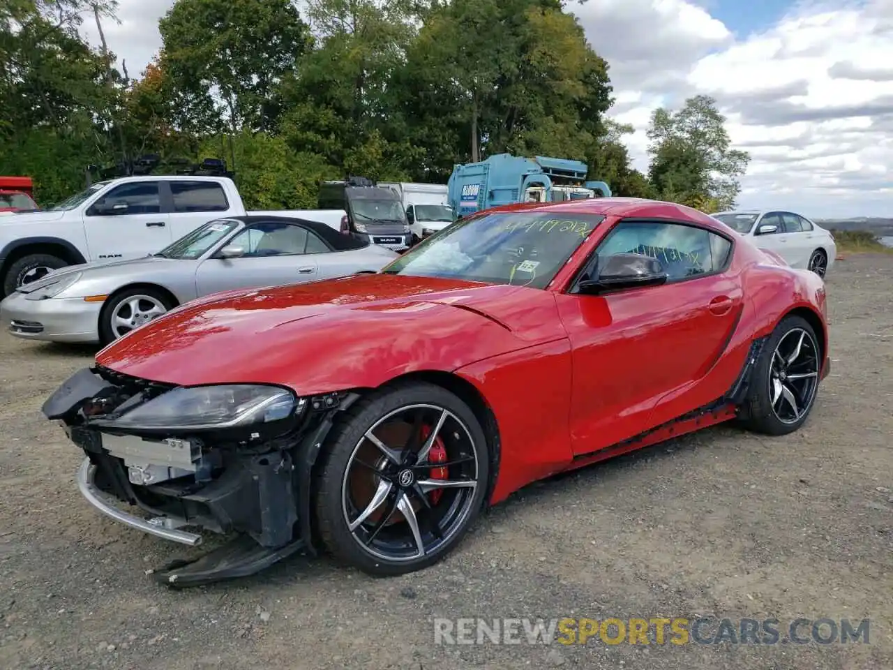 2 Photograph of a damaged car WZ1DB0C02NW048449 TOYOTA SUPRA 2022