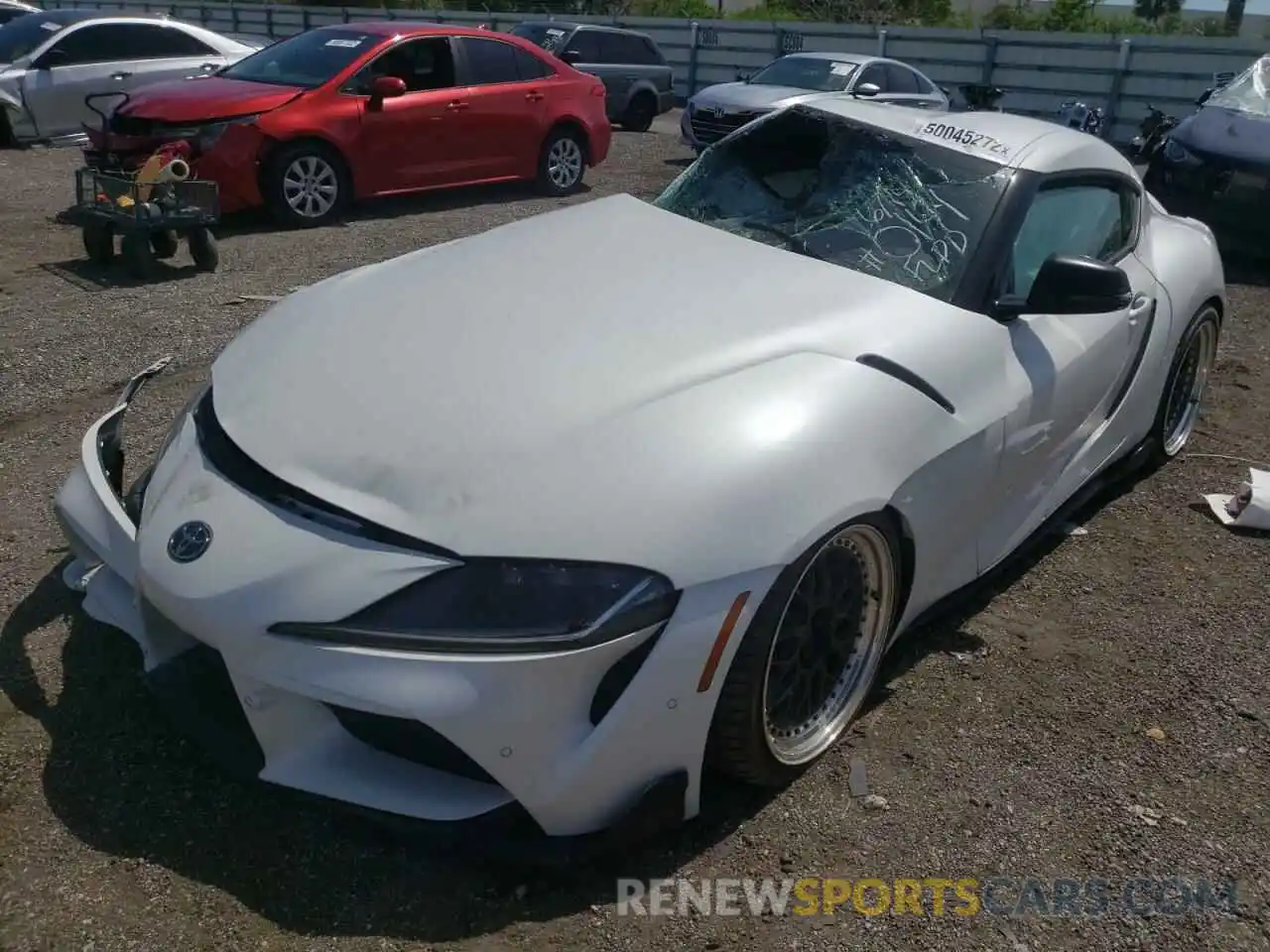 2 Photograph of a damaged car WZ1DB0C06NW050141 TOYOTA SUPRA 2022