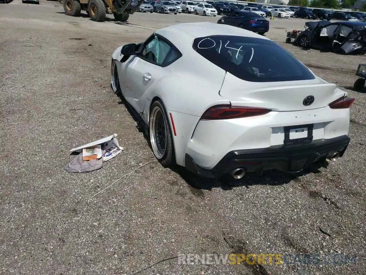 3 Photograph of a damaged car WZ1DB0C06NW050141 TOYOTA SUPRA 2022