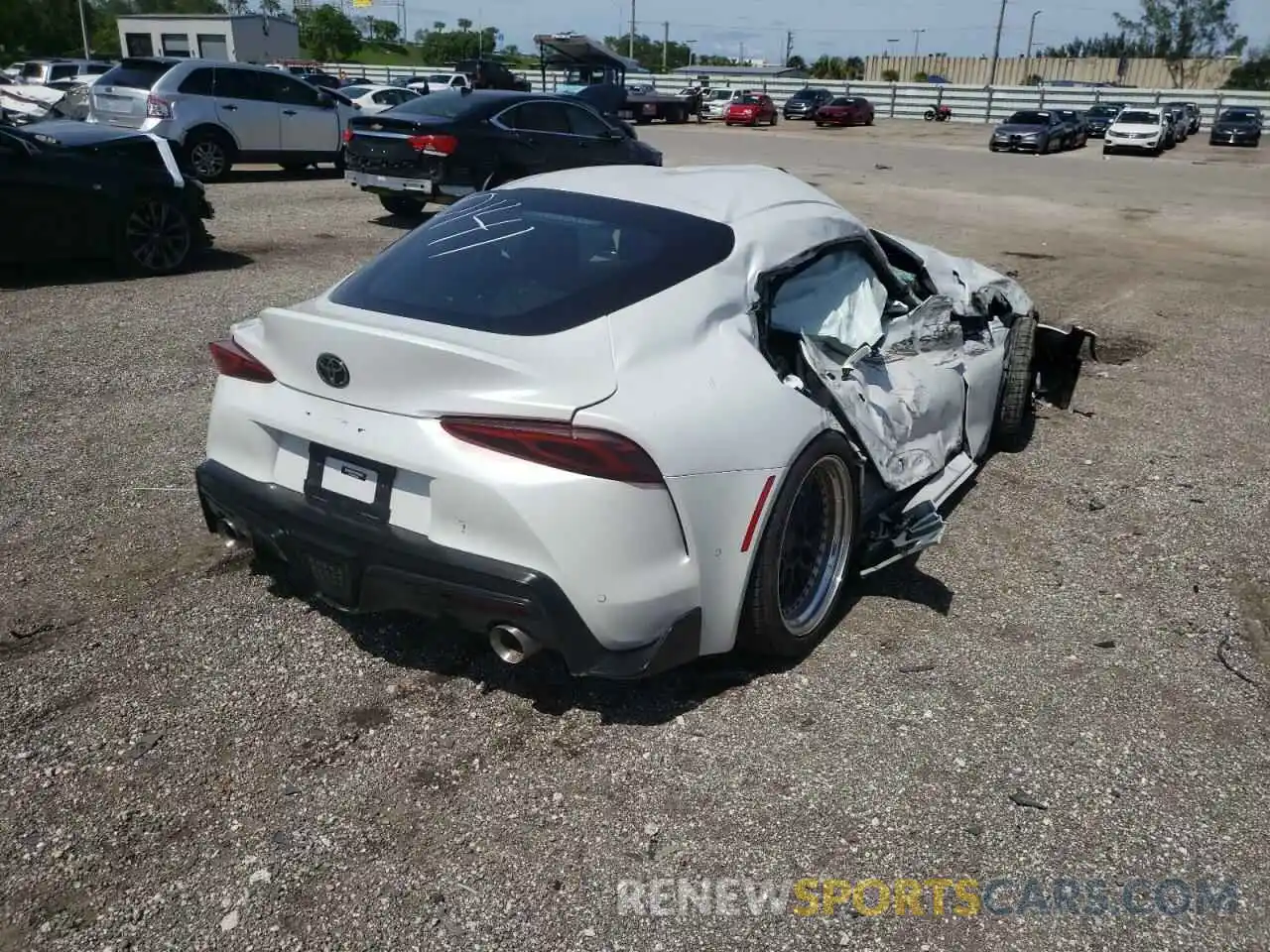 4 Photograph of a damaged car WZ1DB0C06NW050141 TOYOTA SUPRA 2022