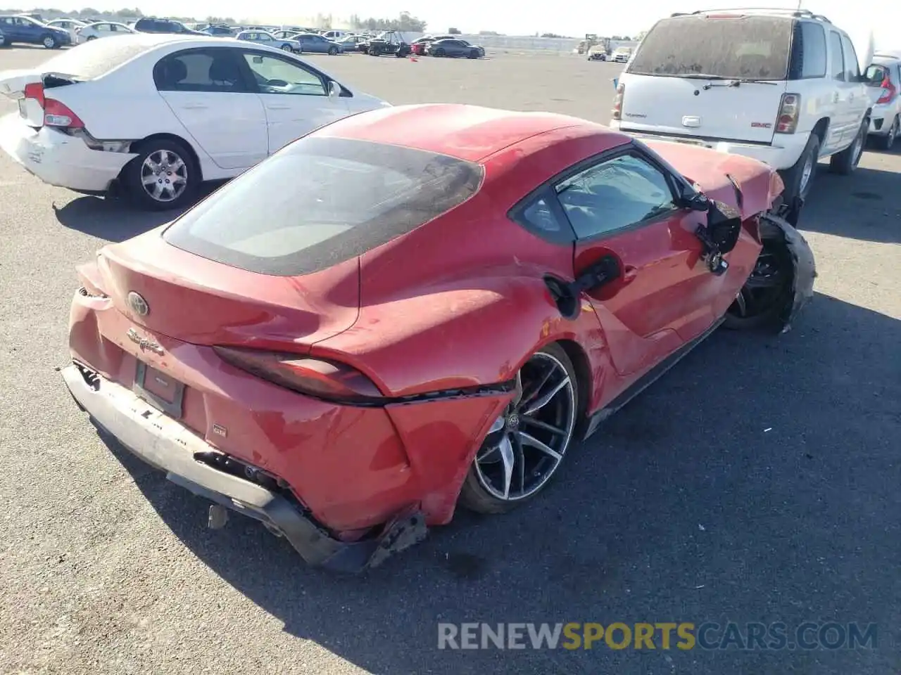 4 Photograph of a damaged car WZ1DB0C0XNW046691 TOYOTA SUPRA 2022