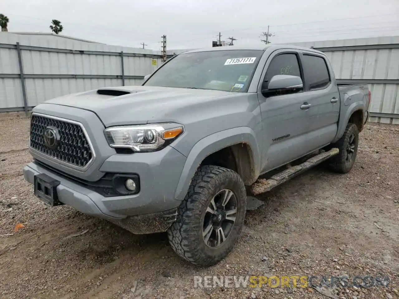 2 Photograph of a damaged car 3TMAZ5CN0KM079975 TOYOTA TACOMA 2019