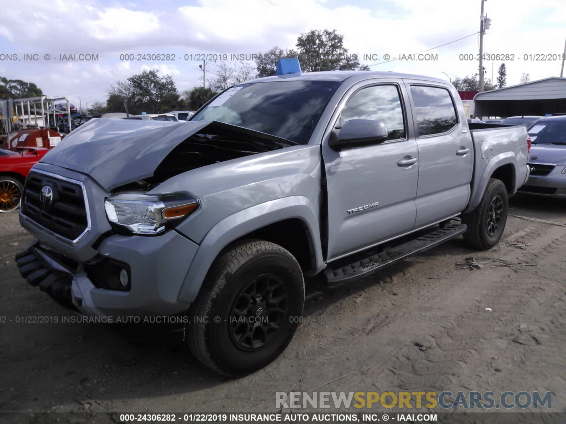 2 Photograph of a damaged car 3TMAZ5CN0KM082133 TOYOTA TACOMA 2019