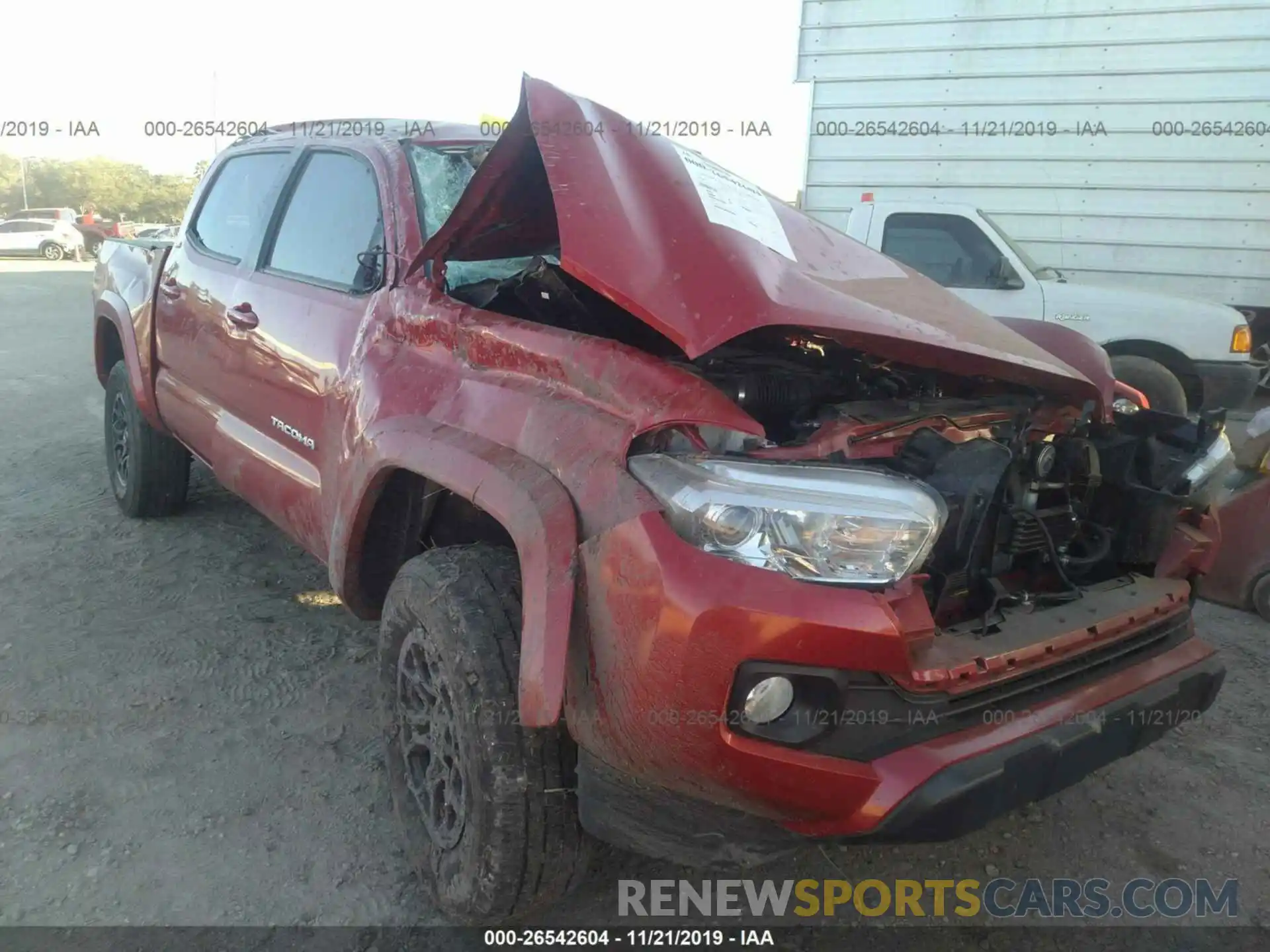 1 Photograph of a damaged car 3TMAZ5CN0KM084559 TOYOTA TACOMA 2019