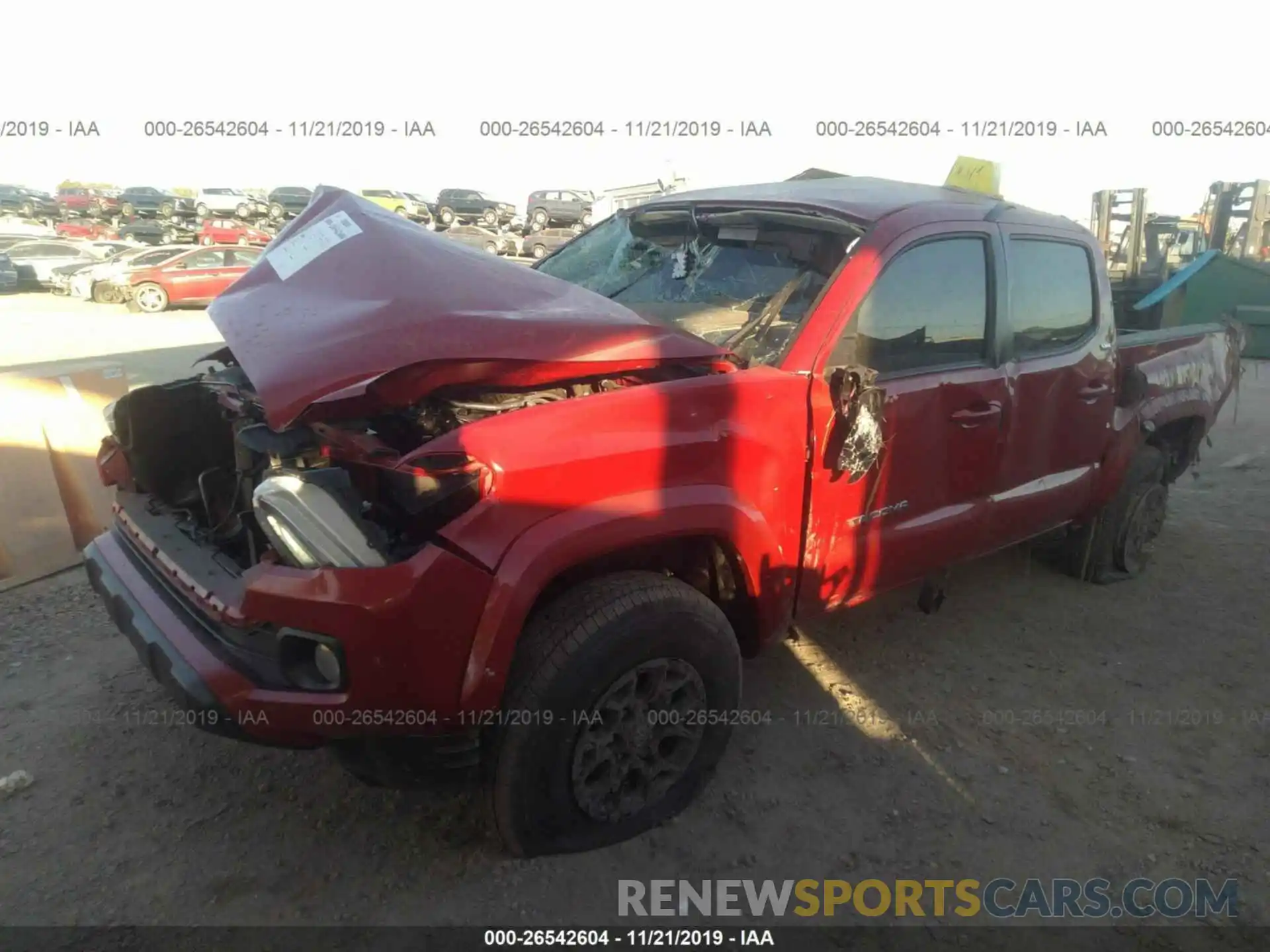 2 Photograph of a damaged car 3TMAZ5CN0KM084559 TOYOTA TACOMA 2019