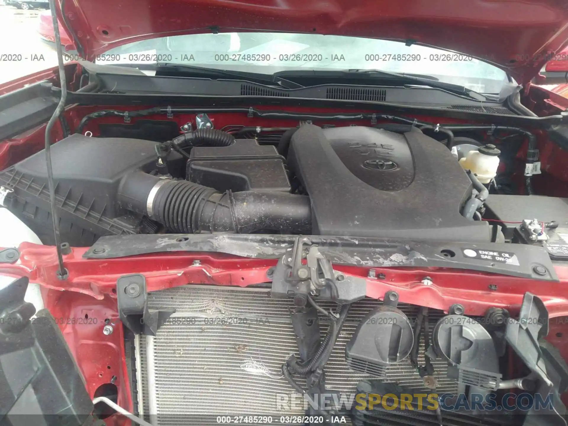 10 Photograph of a damaged car 3TMAZ5CN0KM084853 TOYOTA TACOMA 2019