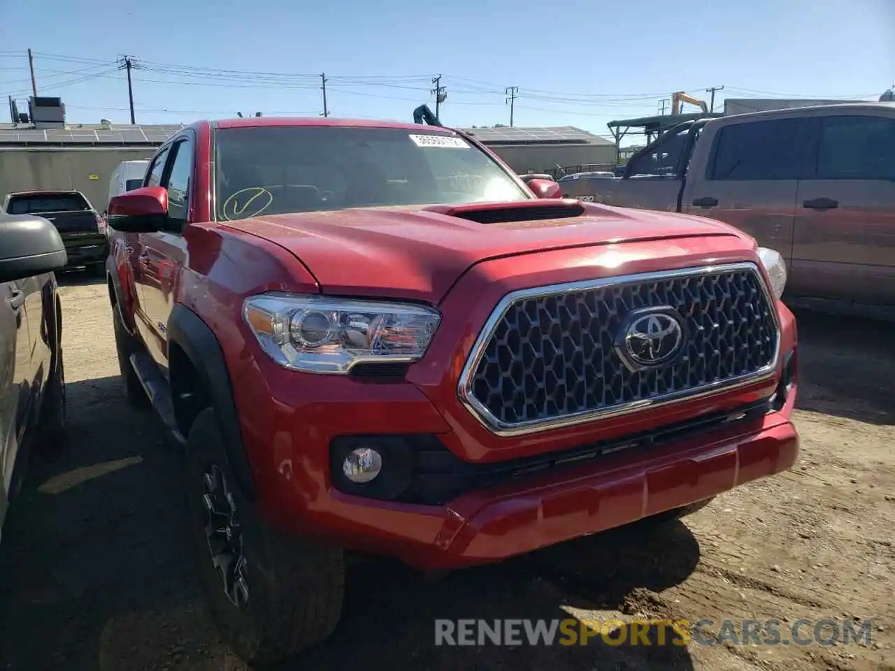 1 Photograph of a damaged car 3TMAZ5CN0KM094878 TOYOTA TACOMA 2019