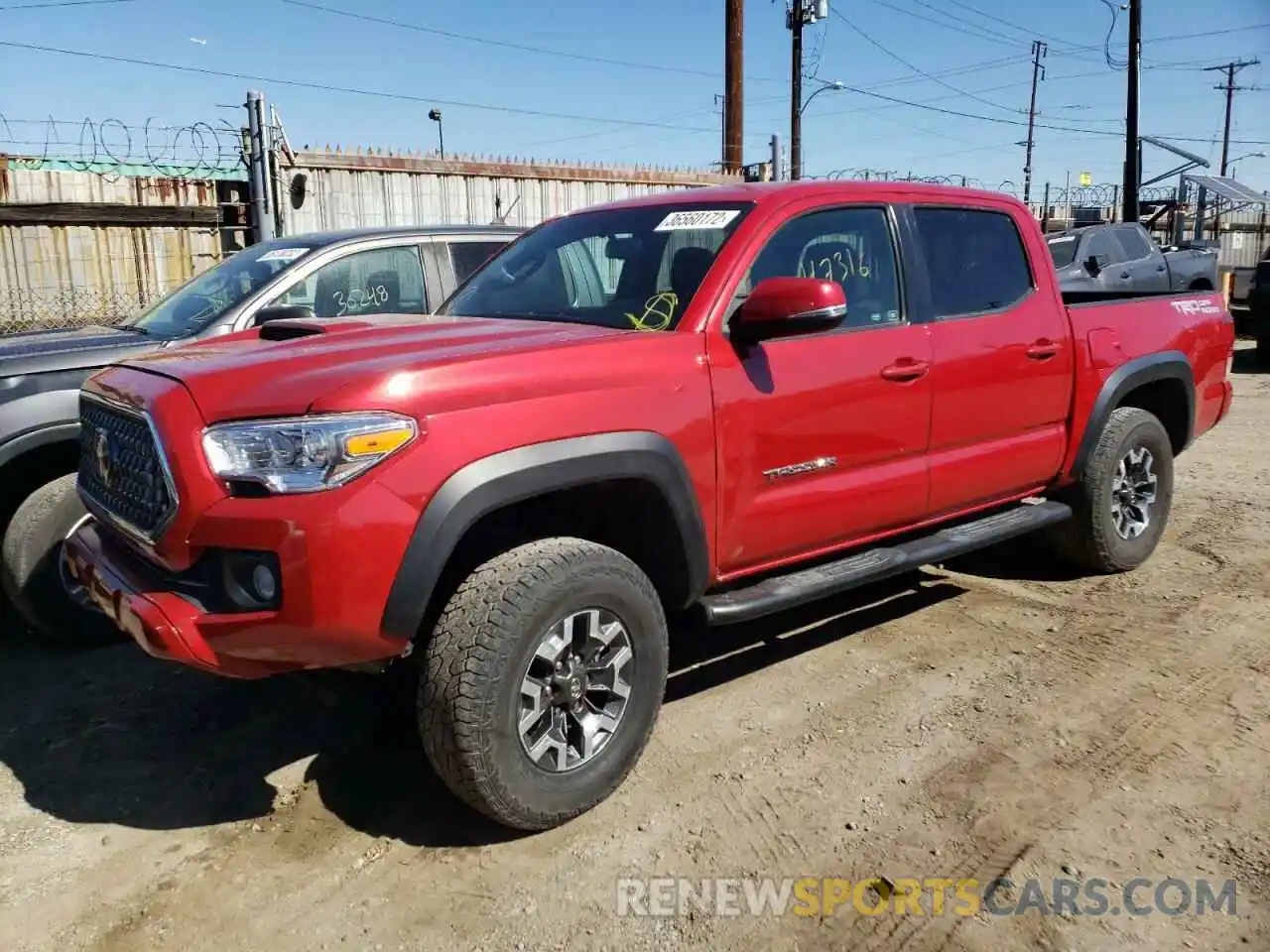 2 Photograph of a damaged car 3TMAZ5CN0KM094878 TOYOTA TACOMA 2019