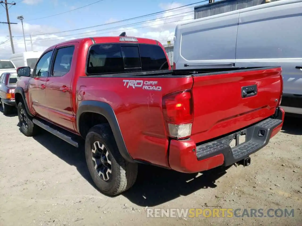 3 Photograph of a damaged car 3TMAZ5CN0KM094878 TOYOTA TACOMA 2019