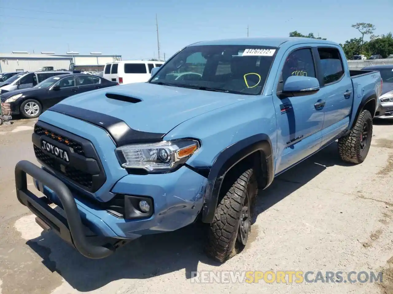 2 Photograph of a damaged car 3TMAZ5CN0KM100159 TOYOTA TACOMA 2019