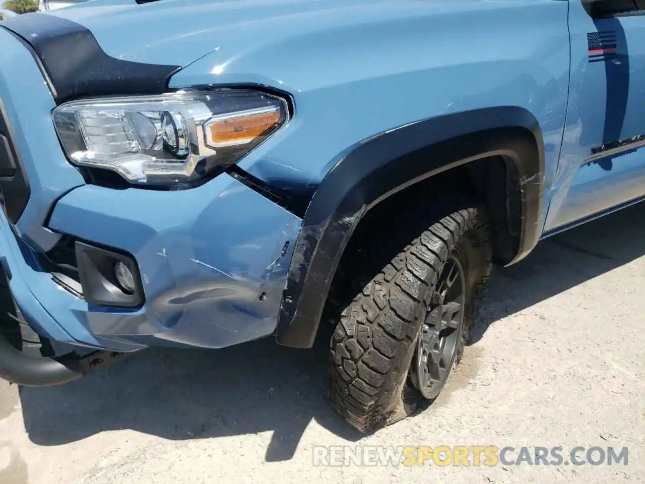 9 Photograph of a damaged car 3TMAZ5CN0KM100159 TOYOTA TACOMA 2019