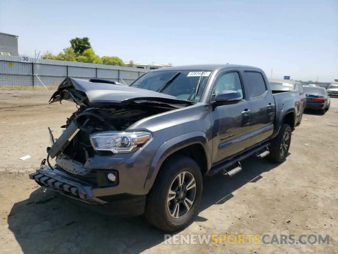 2 Photograph of a damaged car 3TMAZ5CN0KM101120 TOYOTA TACOMA 2019