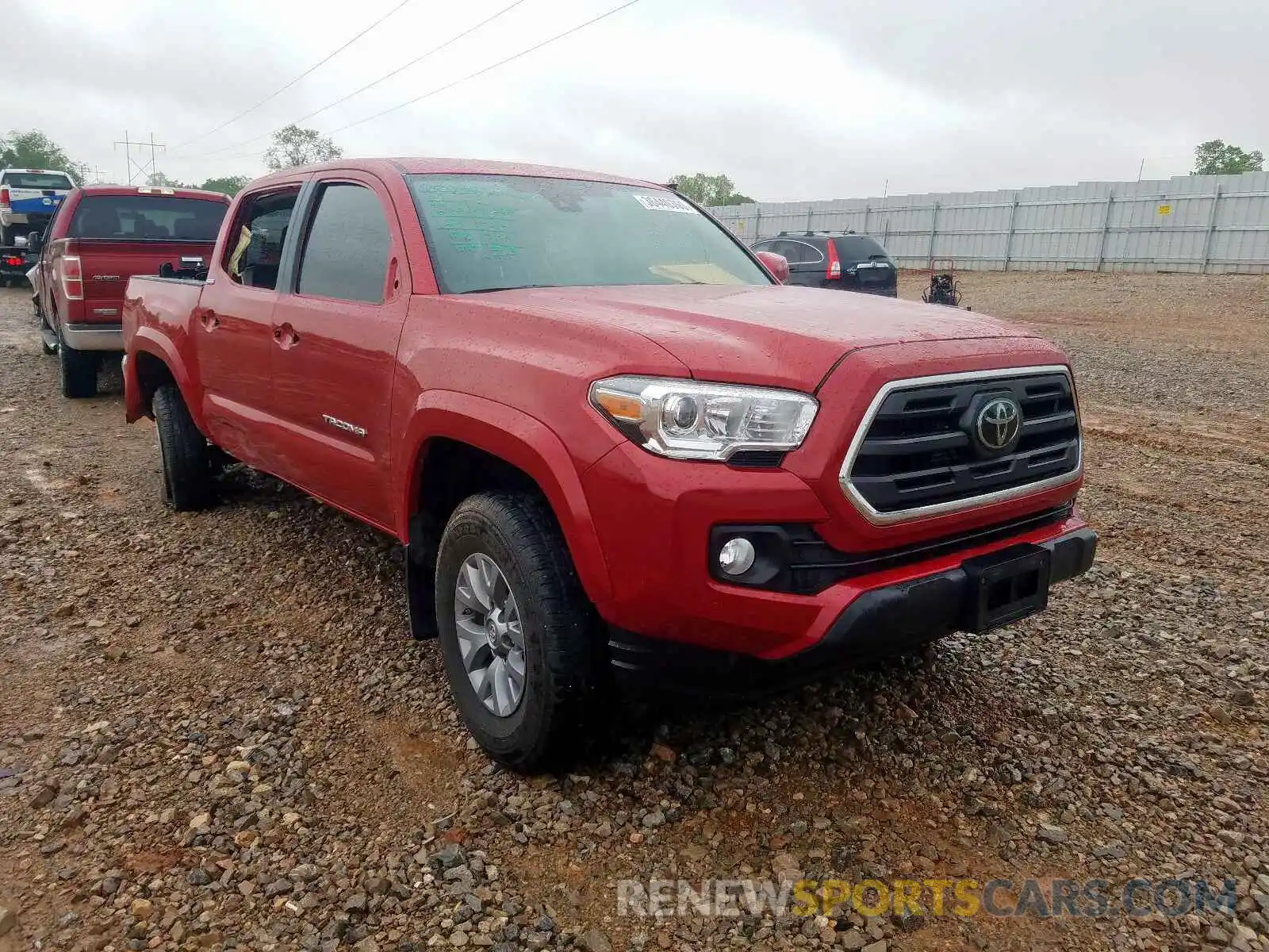 1 Photograph of a damaged car 3TMAZ5CN0KM107760 TOYOTA TACOMA 2019