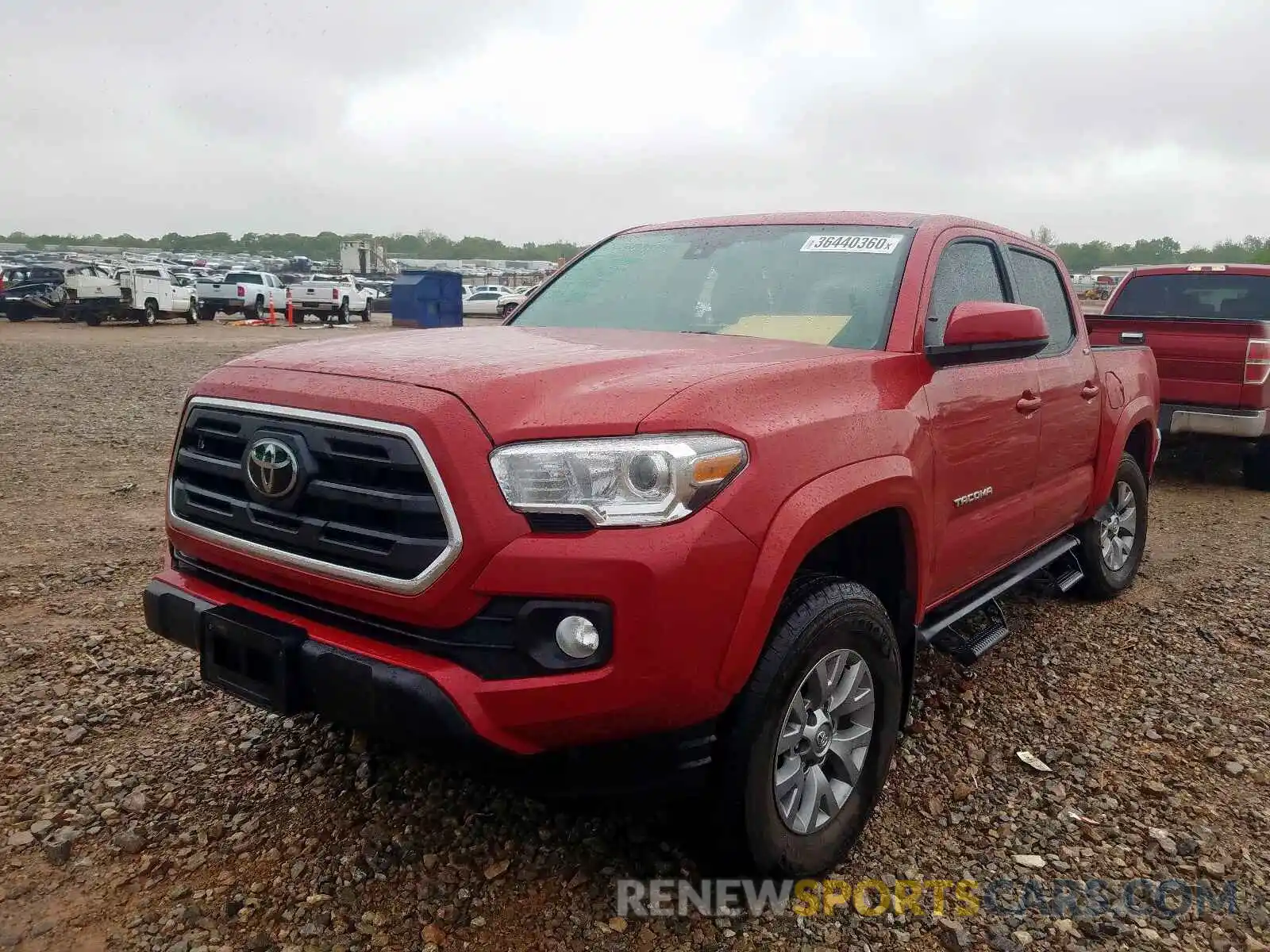 2 Photograph of a damaged car 3TMAZ5CN0KM107760 TOYOTA TACOMA 2019