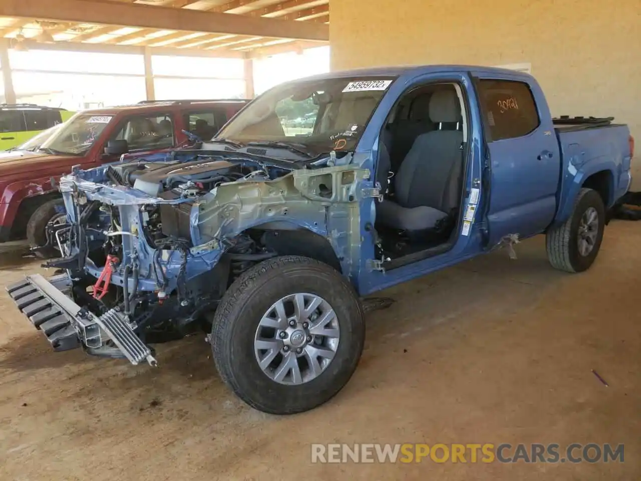 2 Photograph of a damaged car 3TMAZ5CN0KM108620 TOYOTA TACOMA 2019