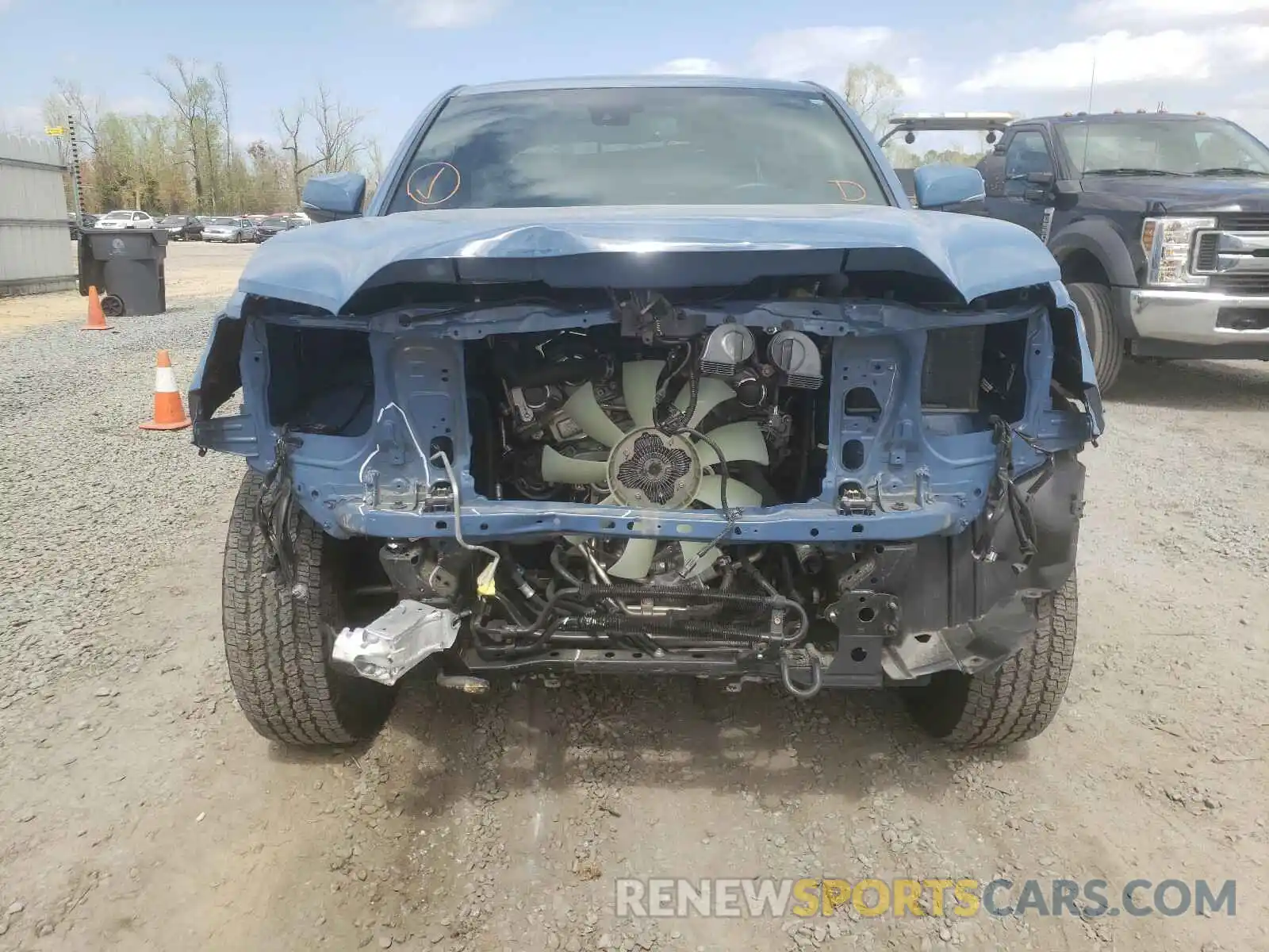 9 Photograph of a damaged car 3TMAZ5CN0KM110447 TOYOTA TACOMA 2019