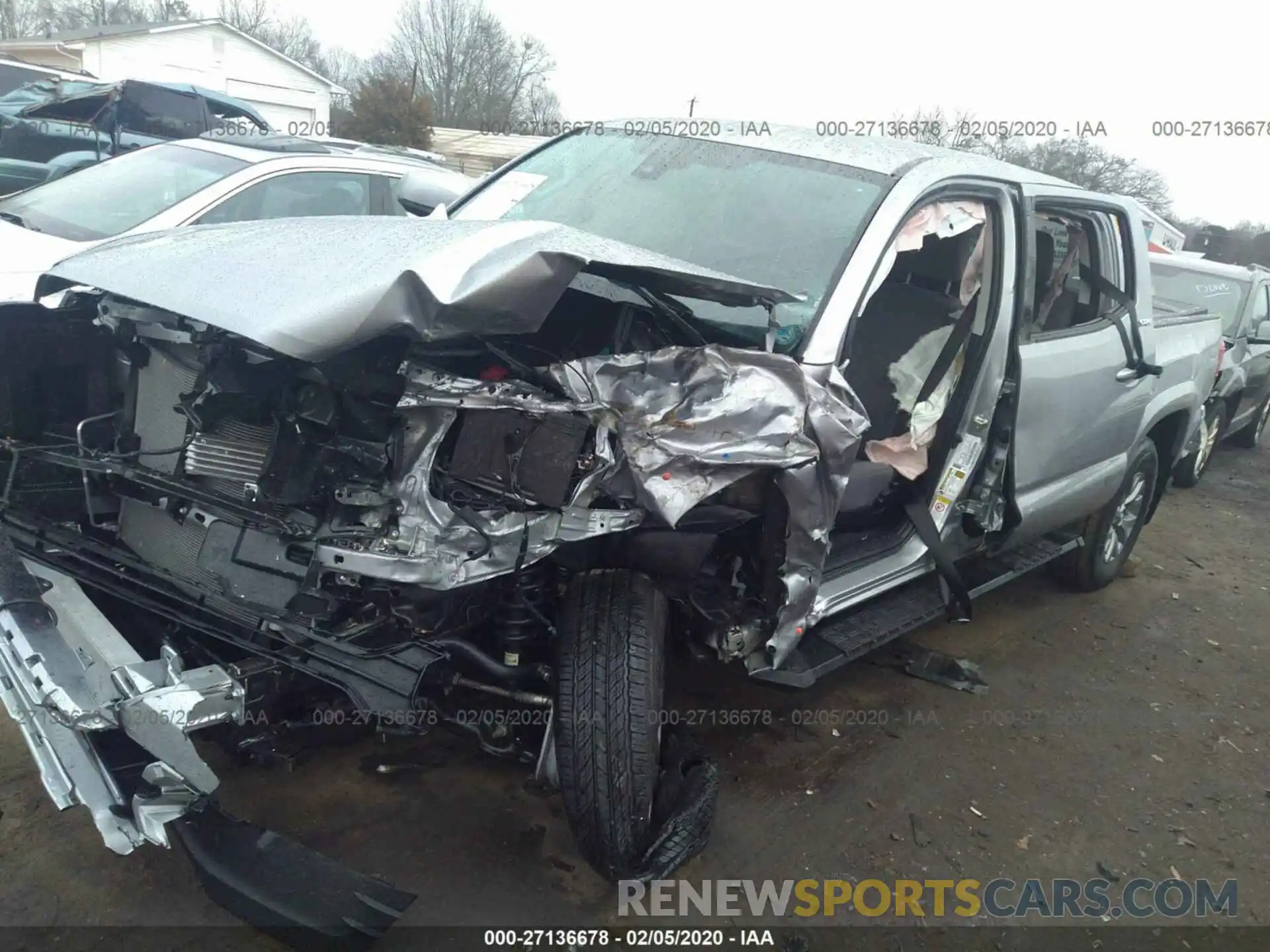 2 Photograph of a damaged car 3TMAZ5CN0KM114160 TOYOTA TACOMA 2019