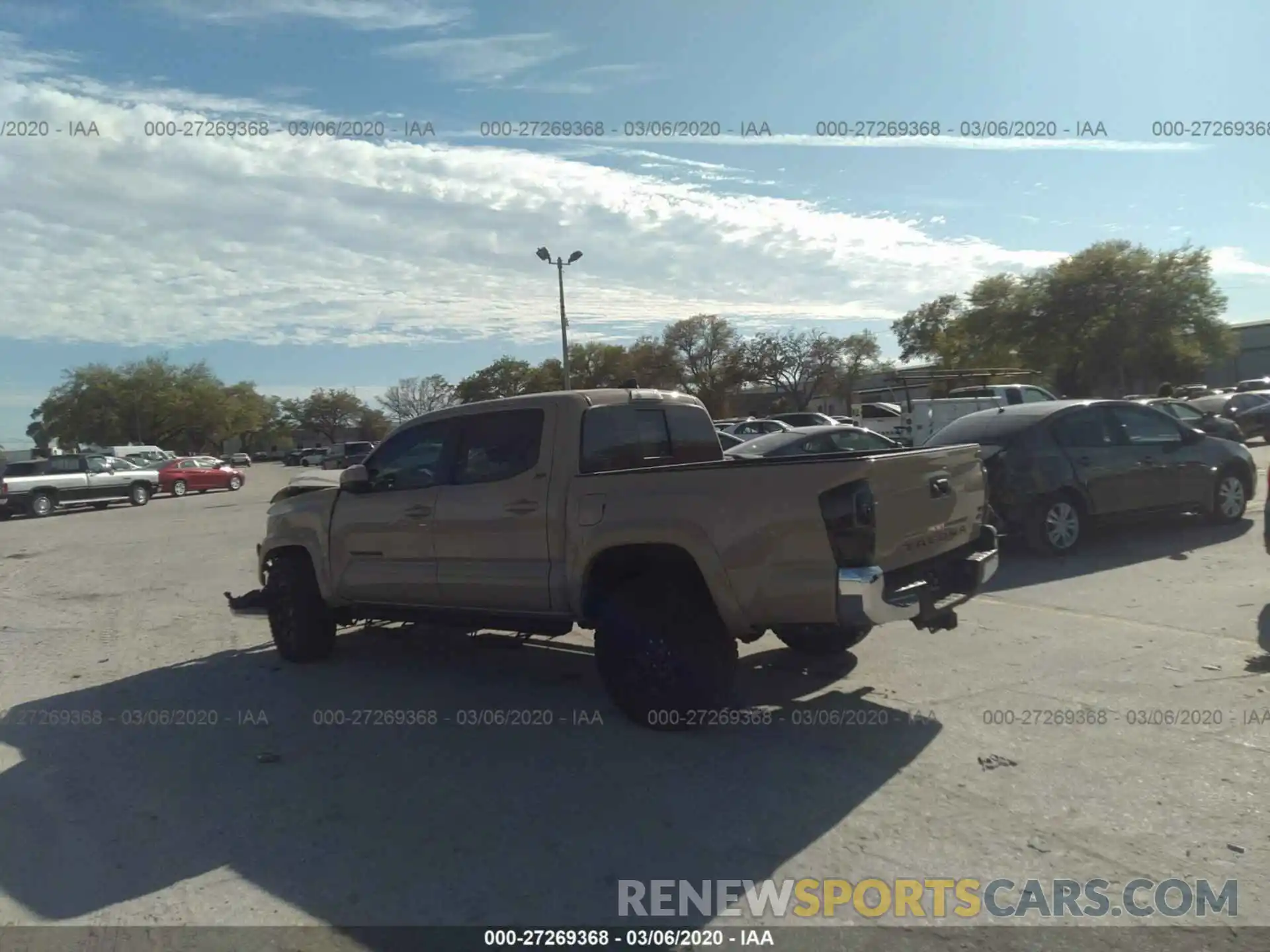 3 Photograph of a damaged car 3TMAZ5CN1KM078852 TOYOTA TACOMA 2019