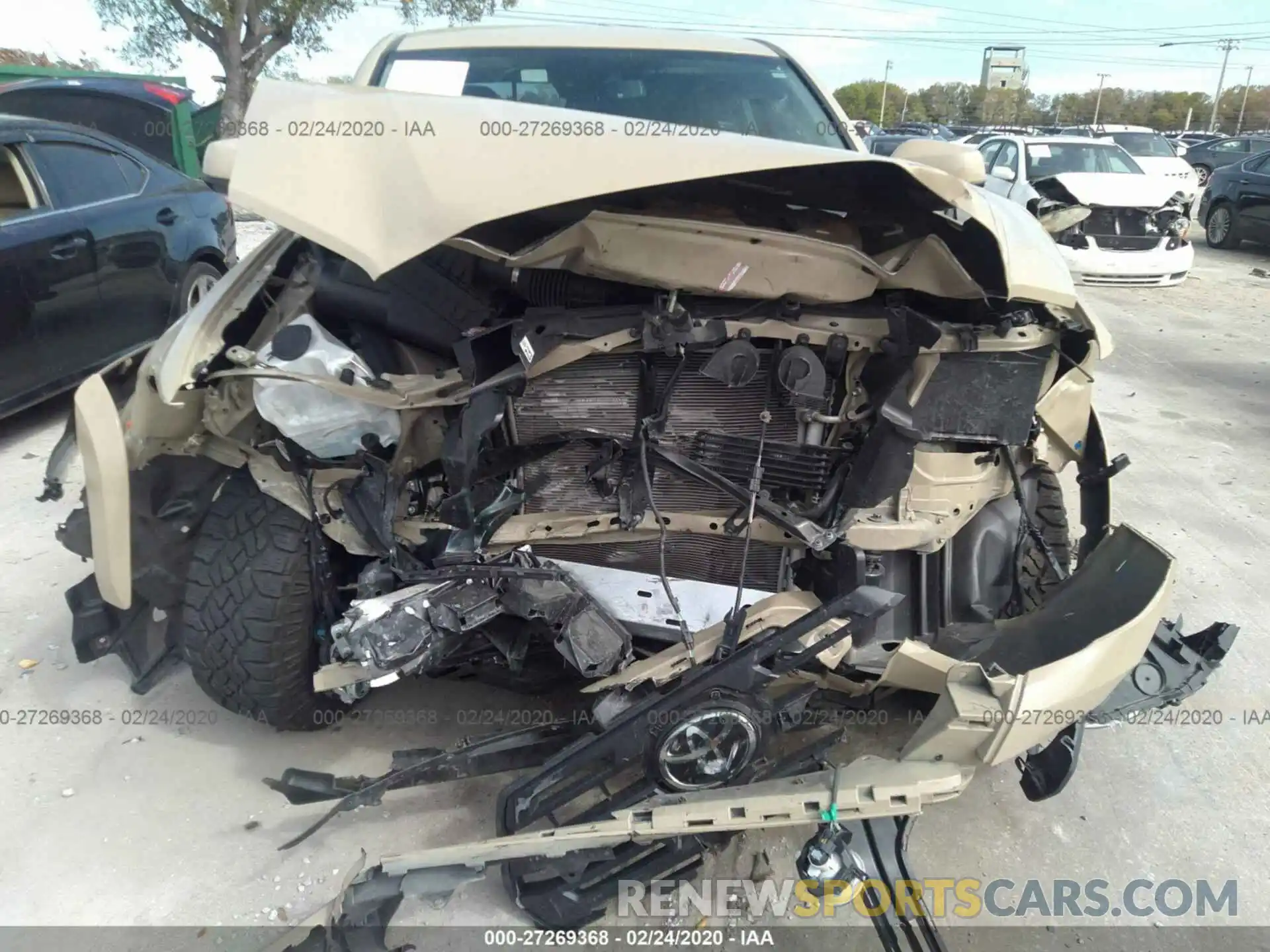 6 Photograph of a damaged car 3TMAZ5CN1KM078852 TOYOTA TACOMA 2019