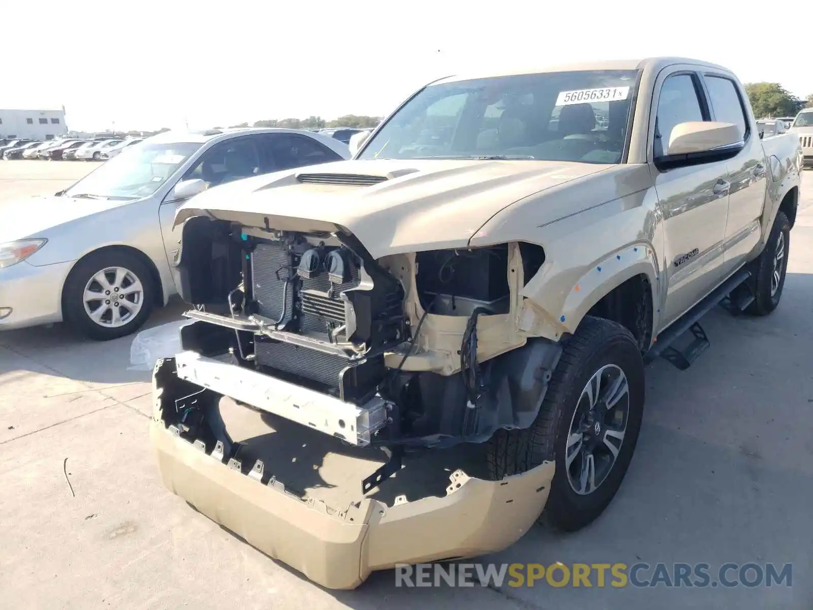 2 Photograph of a damaged car 3TMAZ5CN1KM078981 TOYOTA TACOMA 2019