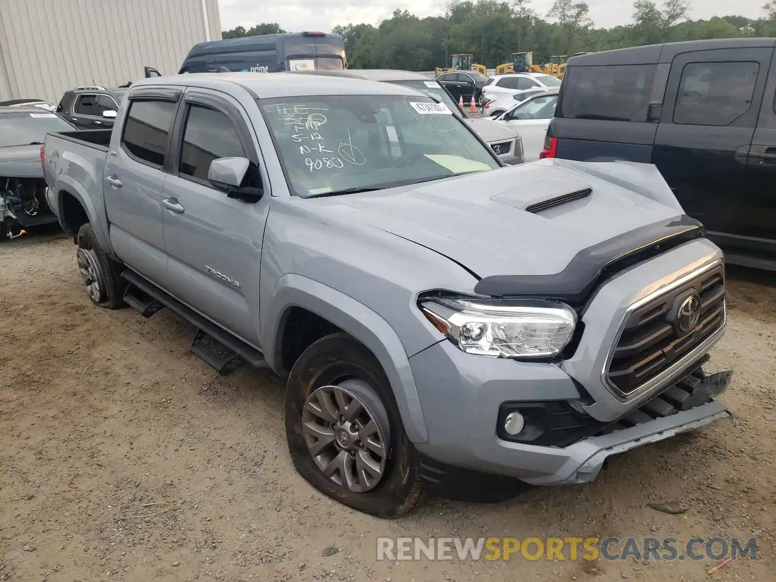 1 Photograph of a damaged car 3TMAZ5CN1KM079080 TOYOTA TACOMA 2019