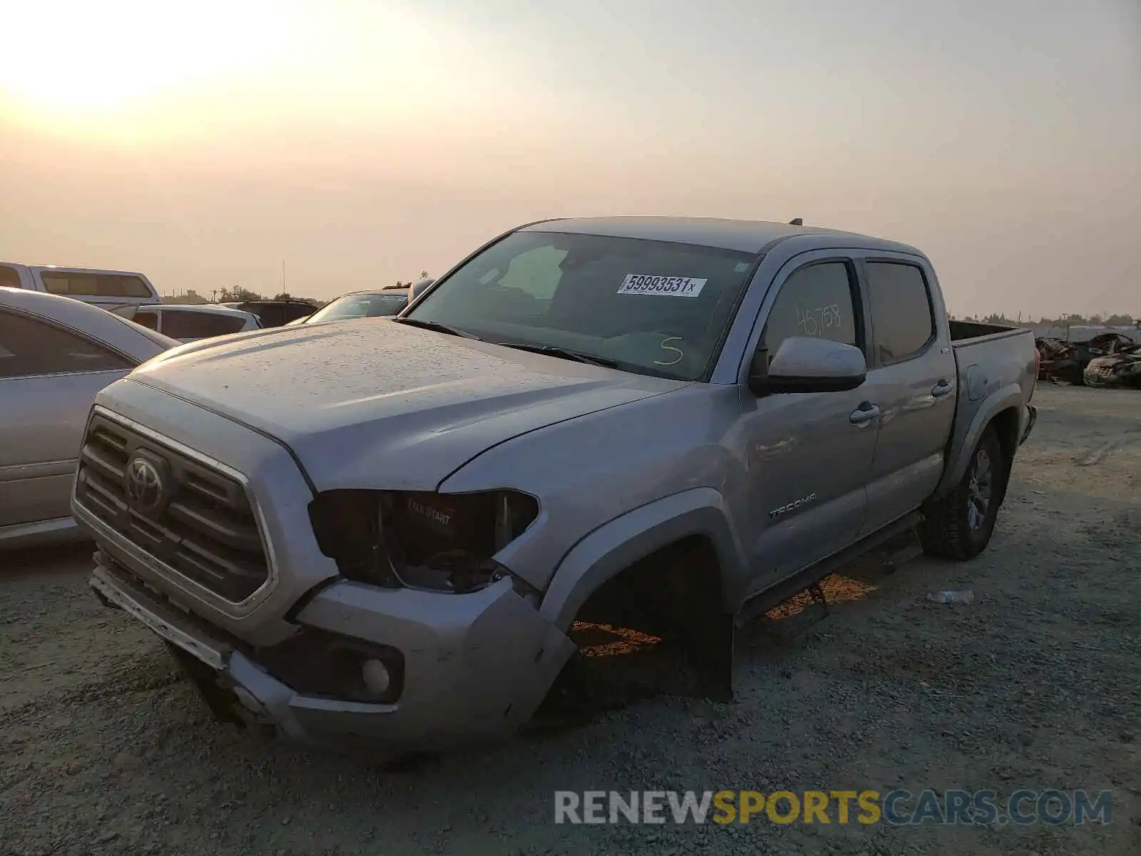 2 Фотография поврежденного автомобиля 3TMAZ5CN1KM088829 TOYOTA TACOMA 2019