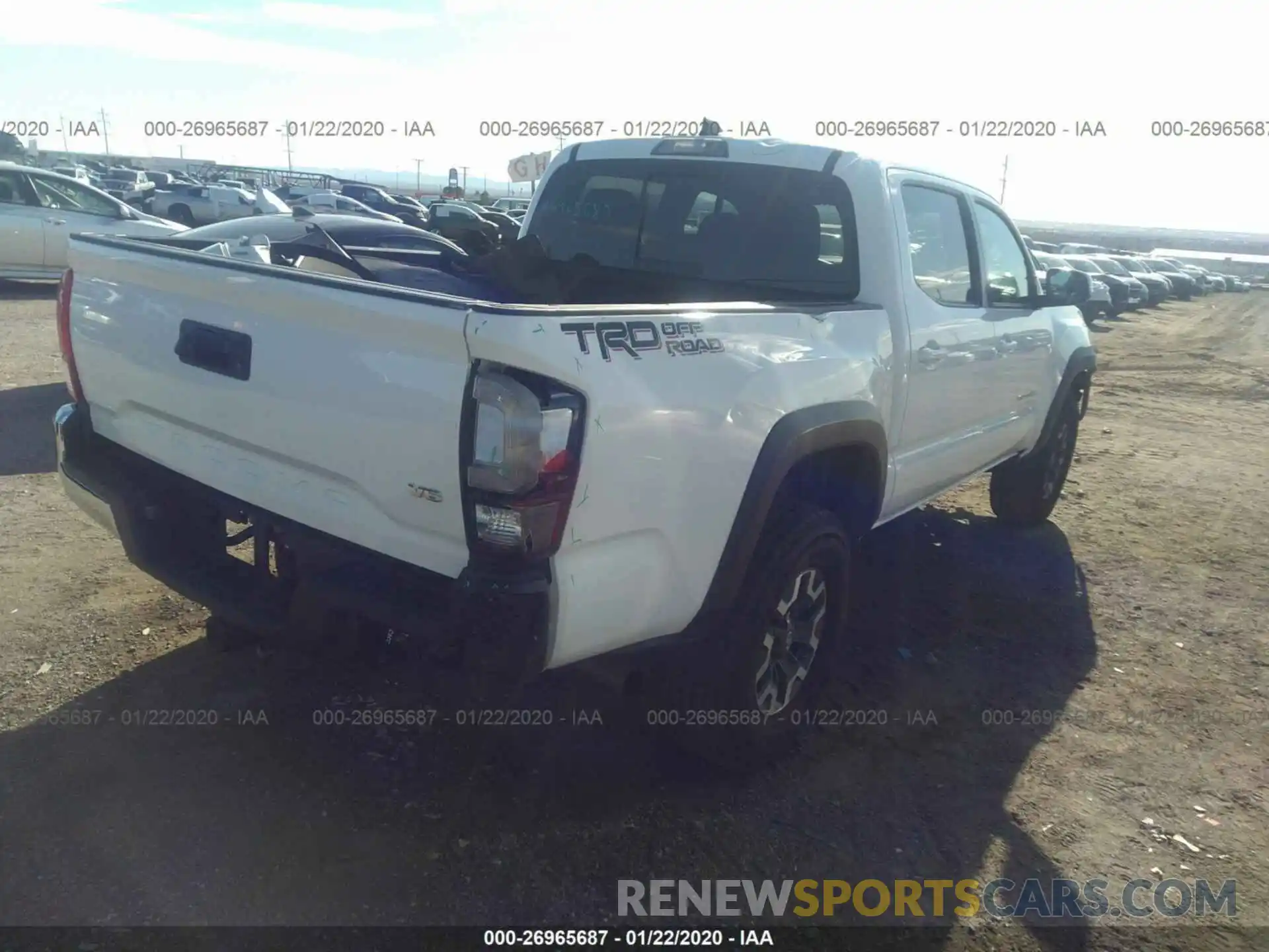 4 Фотография поврежденного автомобиля 3TMAZ5CN1KM091603 TOYOTA TACOMA 2019