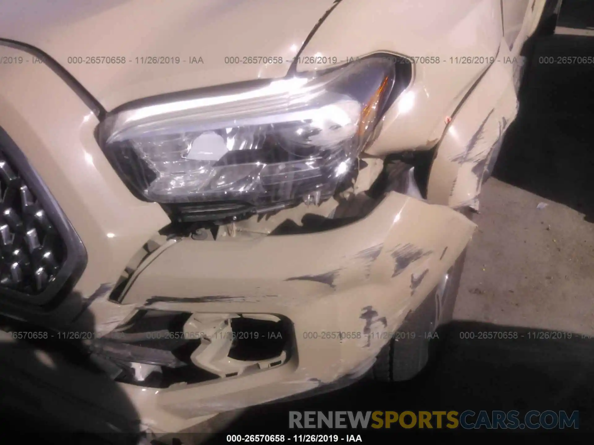 6 Photograph of a damaged car 3TMAZ5CN1KM092010 TOYOTA TACOMA 2019