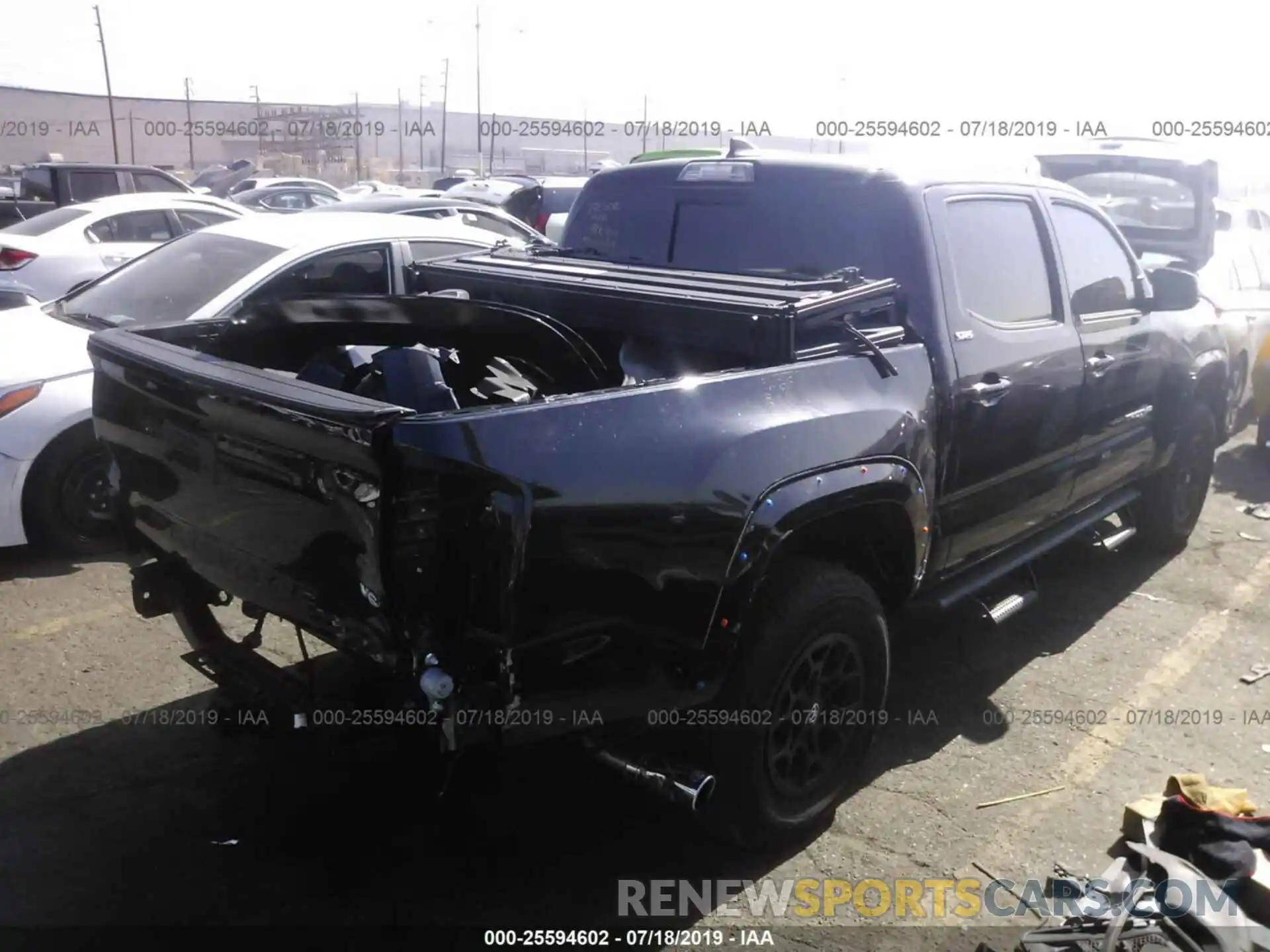 4 Photograph of a damaged car 3TMAZ5CN1KM093562 TOYOTA TACOMA 2019