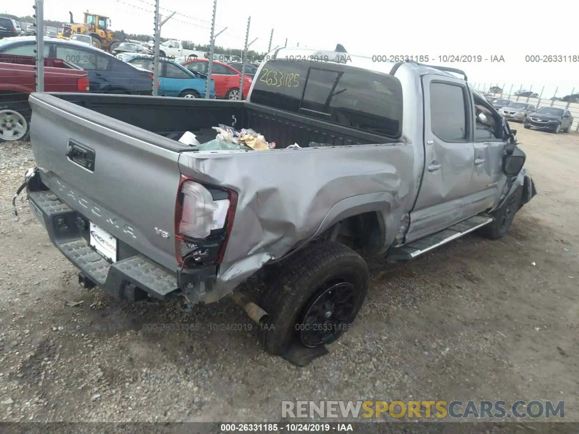 4 Photograph of a damaged car 3TMAZ5CN1KM093836 TOYOTA TACOMA 2019