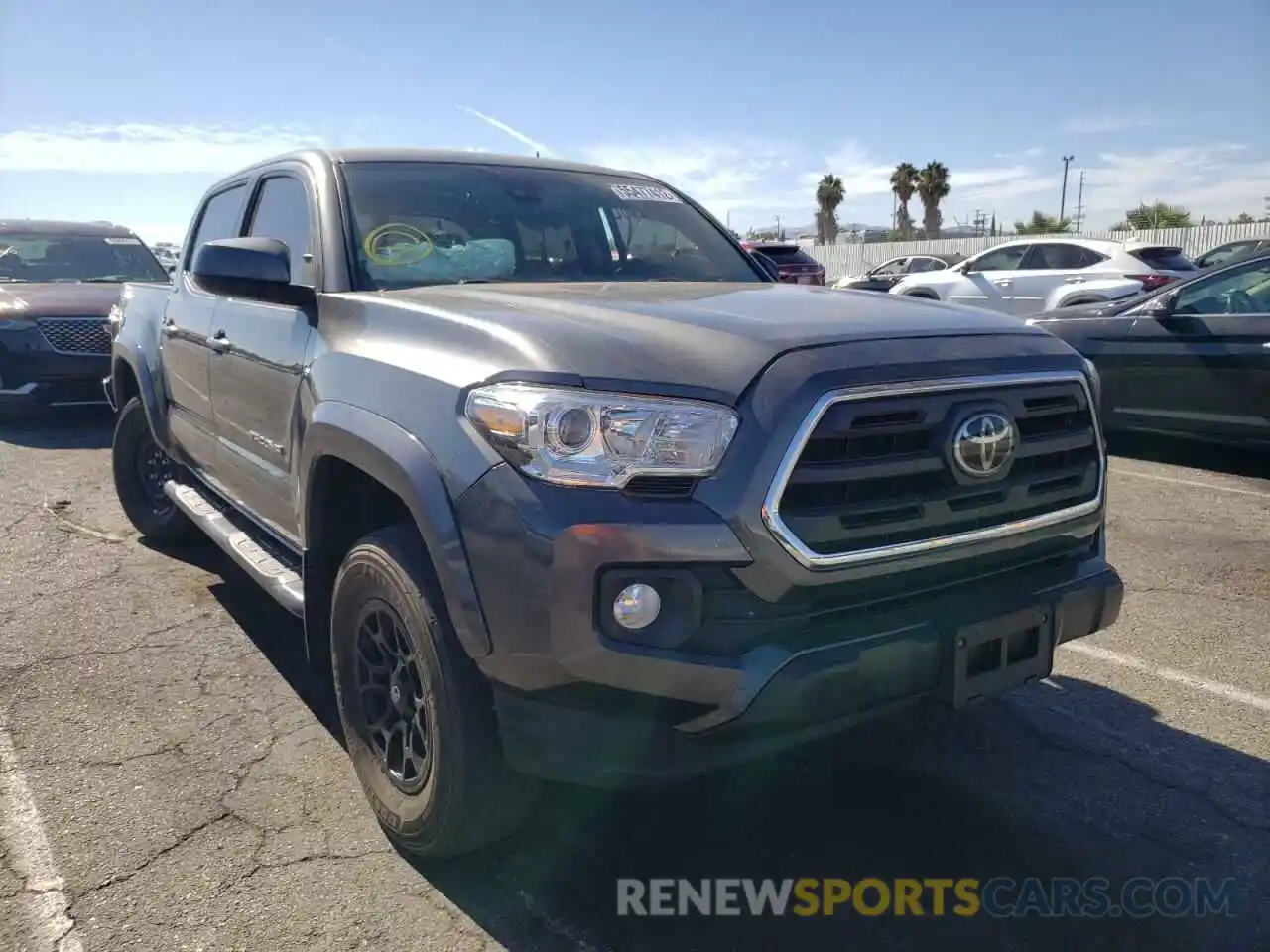 1 Photograph of a damaged car 3TMAZ5CN1KM094078 TOYOTA TACOMA 2019