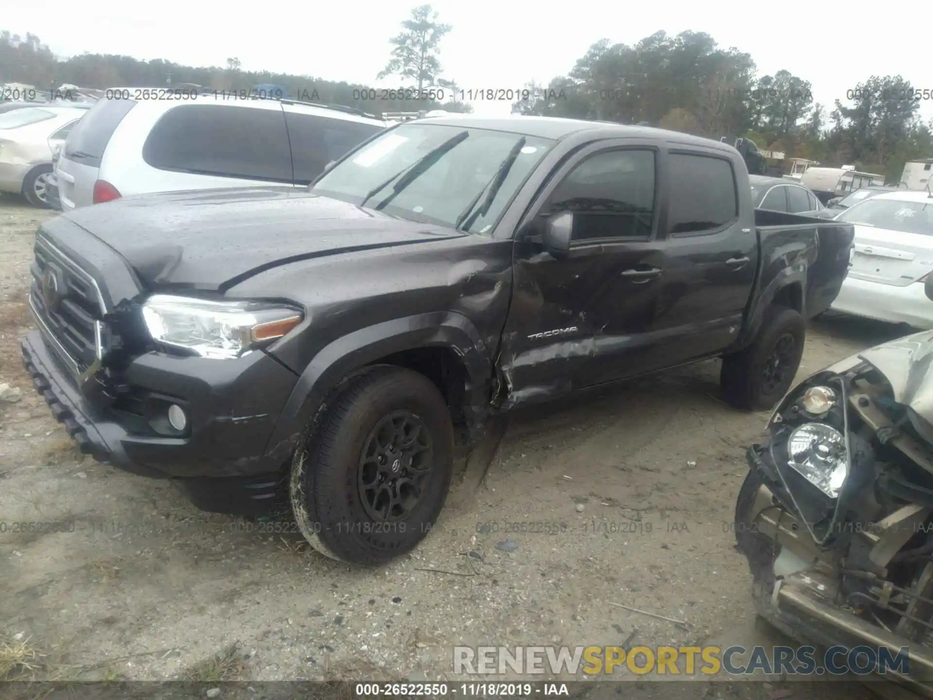 2 Фотография поврежденного автомобиля 3TMAZ5CN1KM095456 TOYOTA TACOMA 2019