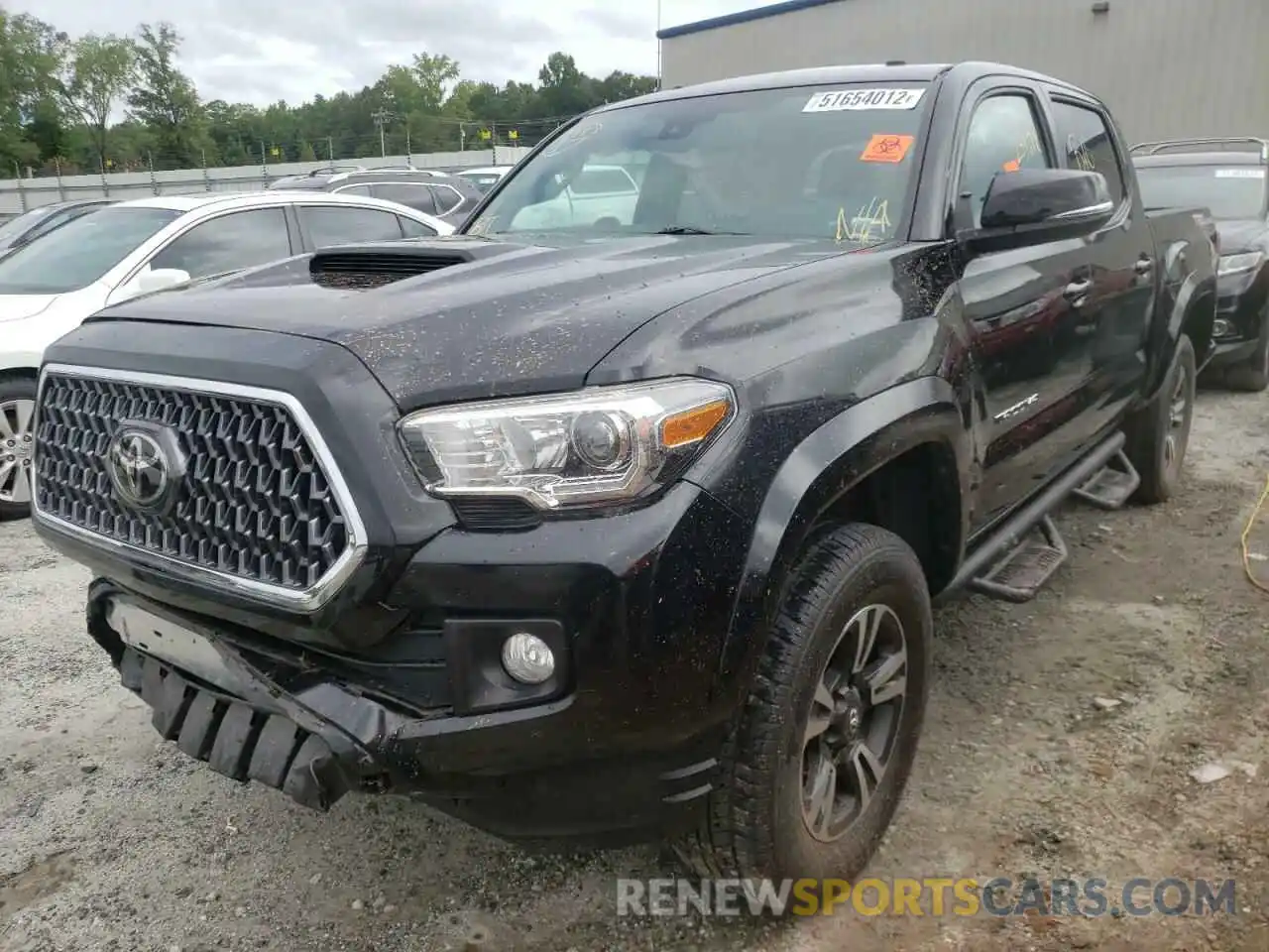 2 Photograph of a damaged car 3TMAZ5CN1KM096154 TOYOTA TACOMA 2019