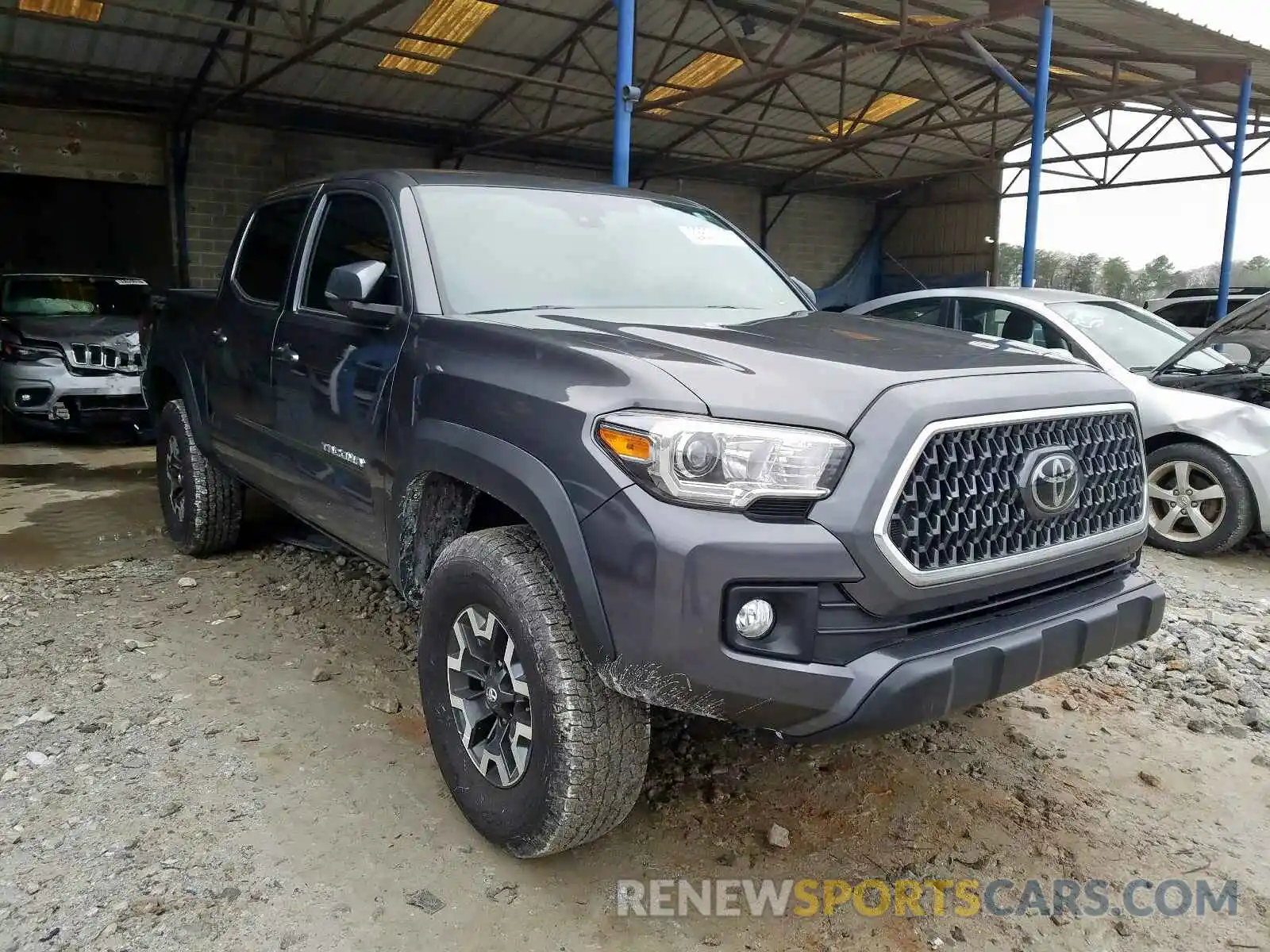 1 Photograph of a damaged car 3TMAZ5CN1KM096445 TOYOTA TACOMA 2019