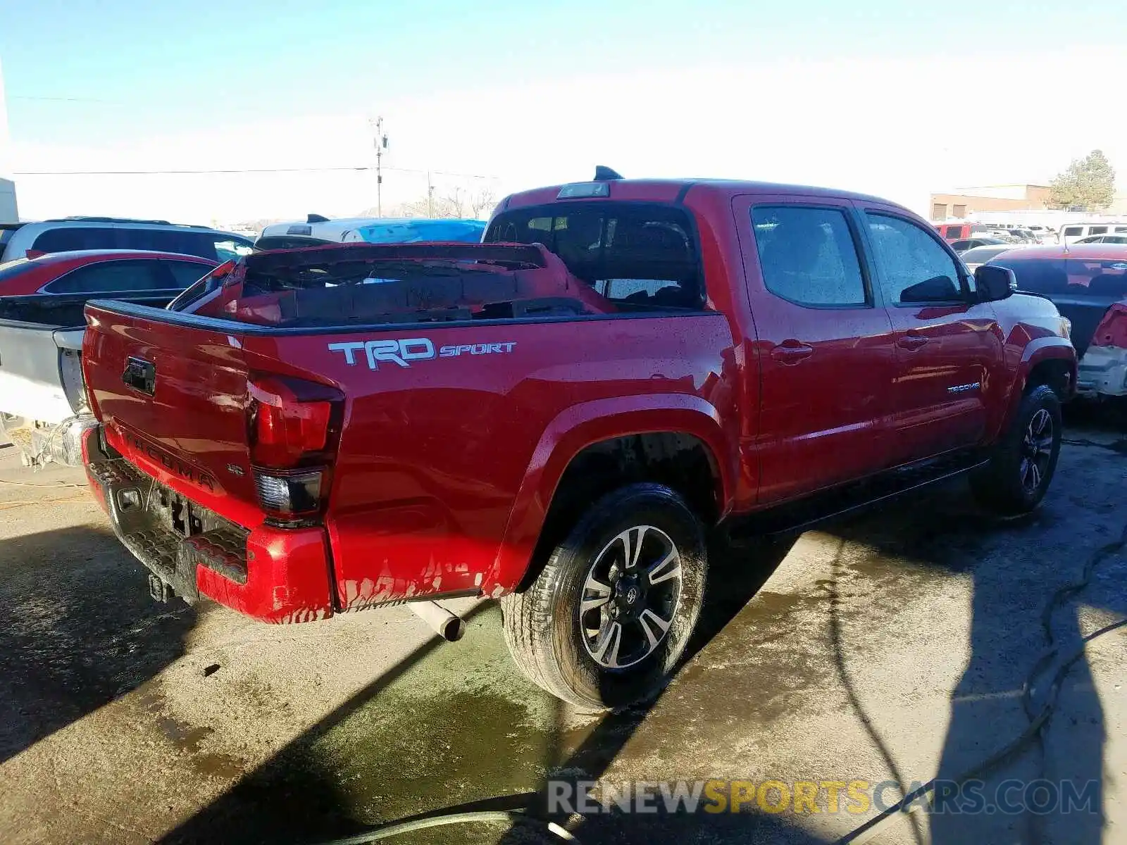 4 Photograph of a damaged car 3TMAZ5CN1KM097319 TOYOTA TACOMA 2019