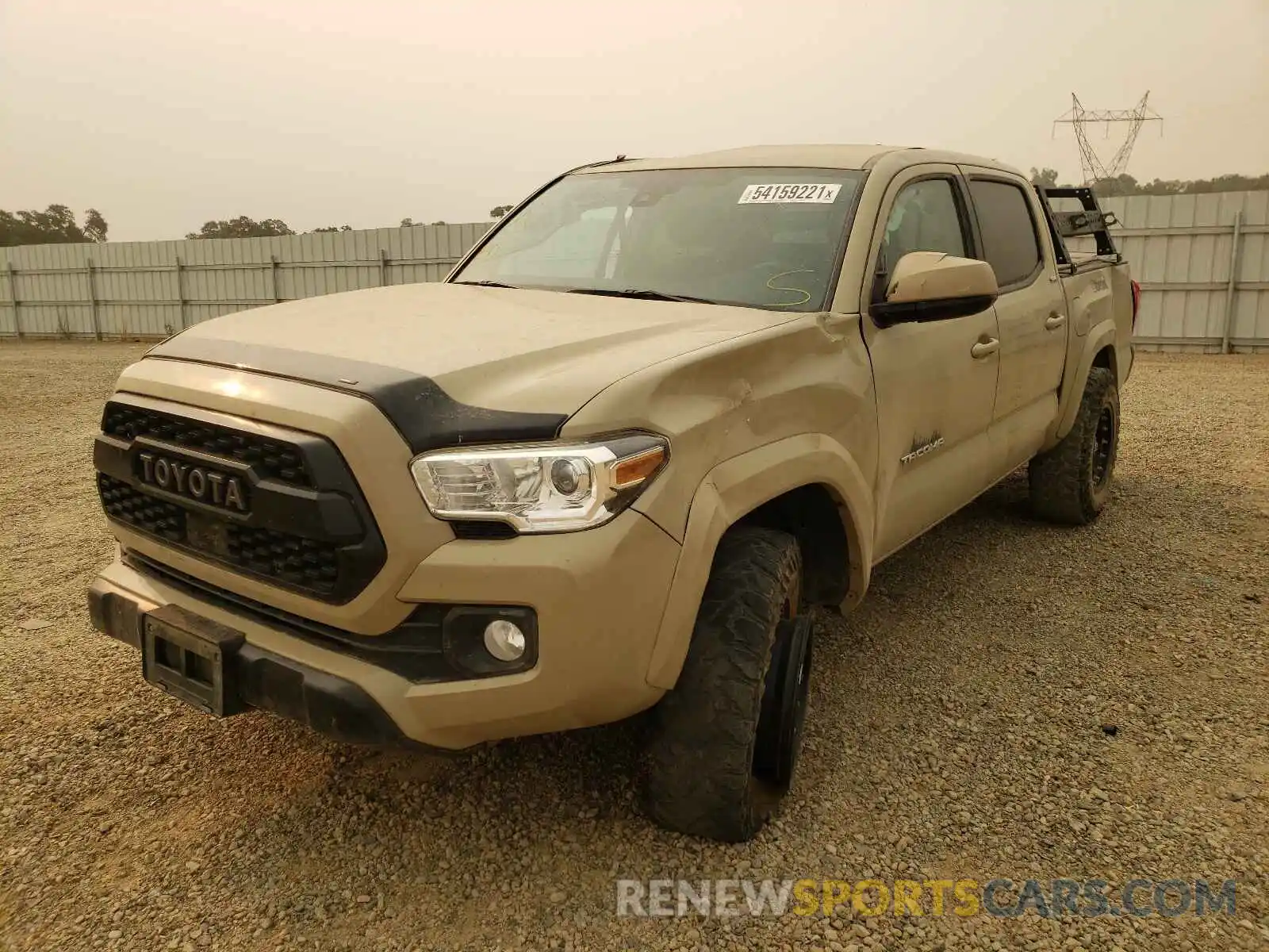 2 Photograph of a damaged car 3TMAZ5CN1KM098437 TOYOTA TACOMA 2019