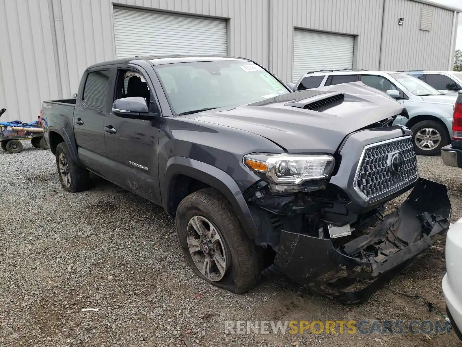 1 Photograph of a damaged car 3TMAZ5CN1KM106214 TOYOTA TACOMA 2019