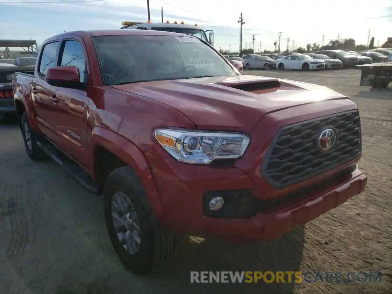 1 Photograph of a damaged car 3TMAZ5CN1KM107346 TOYOTA TACOMA 2019