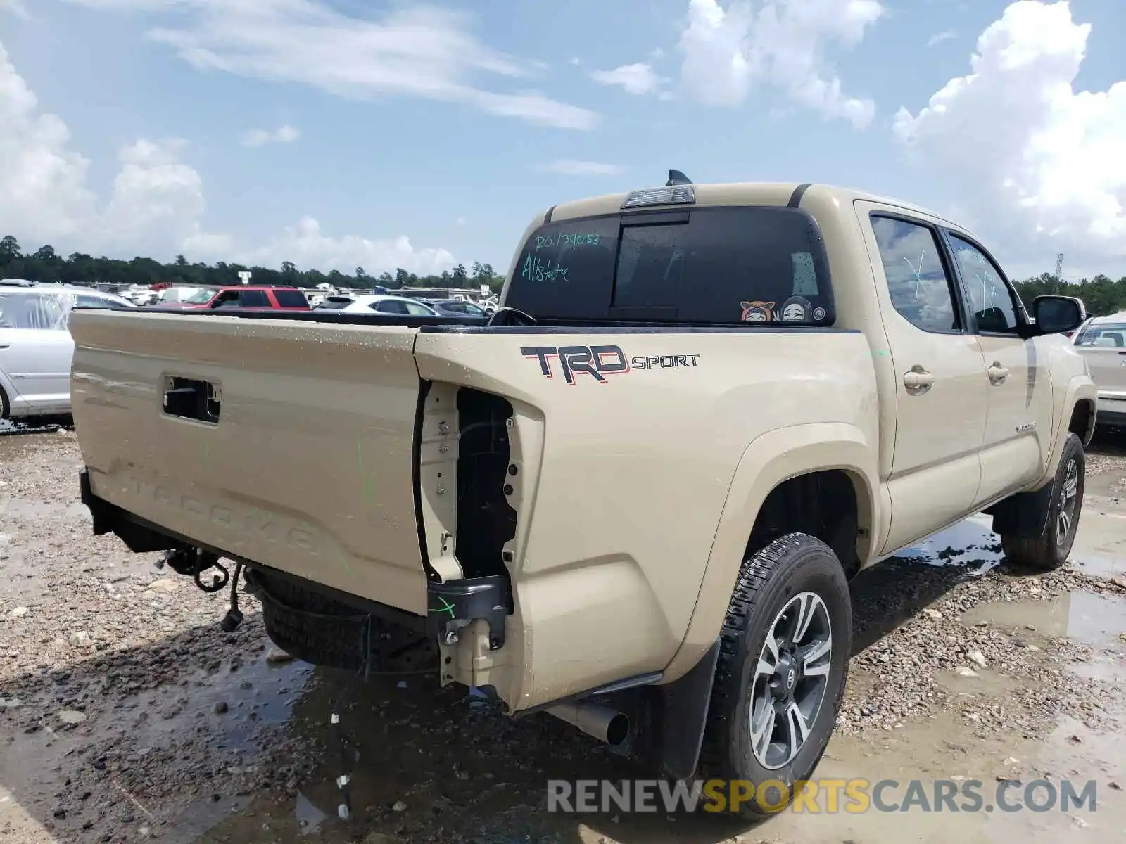 4 Photograph of a damaged car 3TMAZ5CN1KM111378 TOYOTA TACOMA 2019