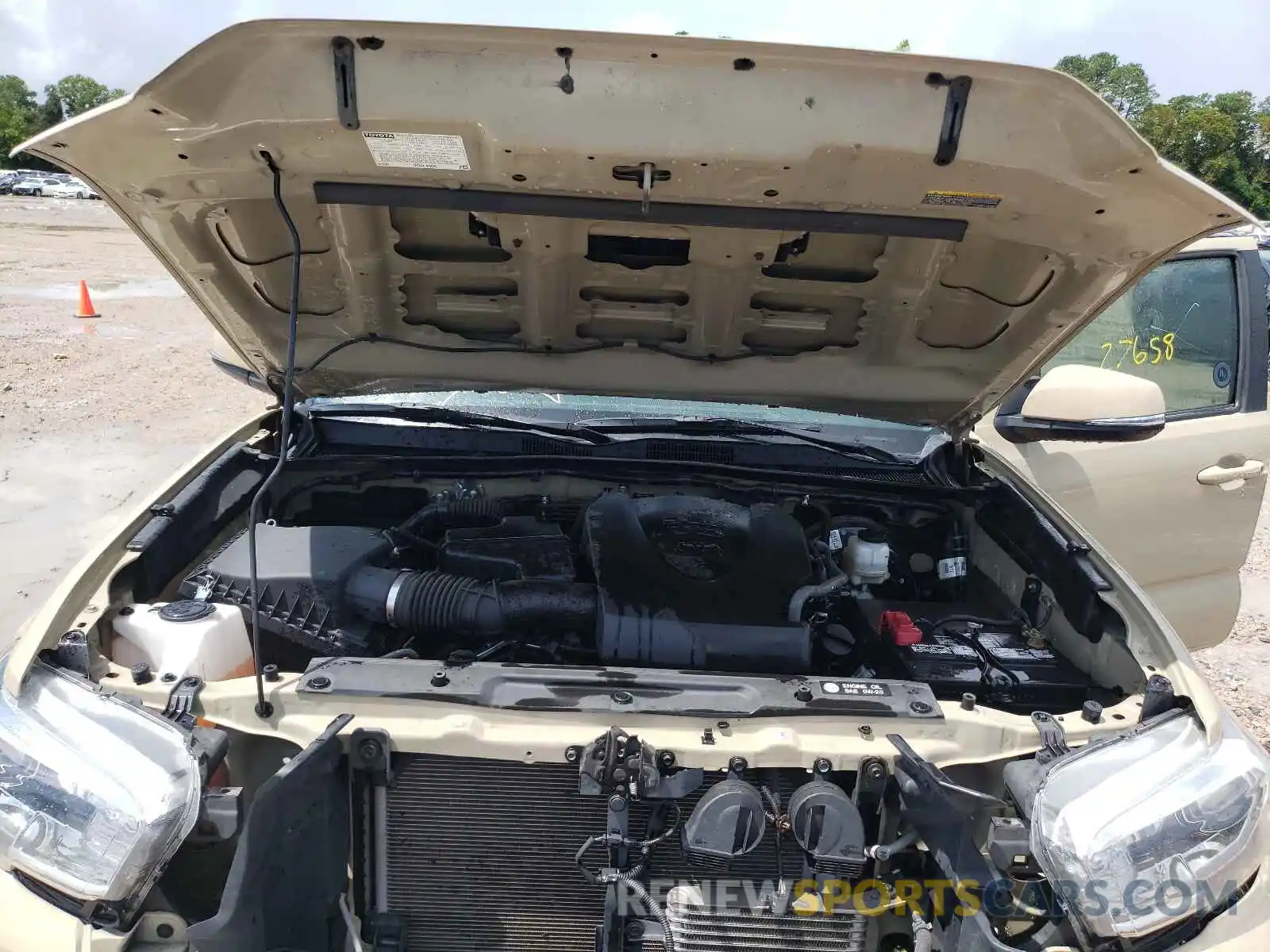 7 Photograph of a damaged car 3TMAZ5CN1KM111378 TOYOTA TACOMA 2019