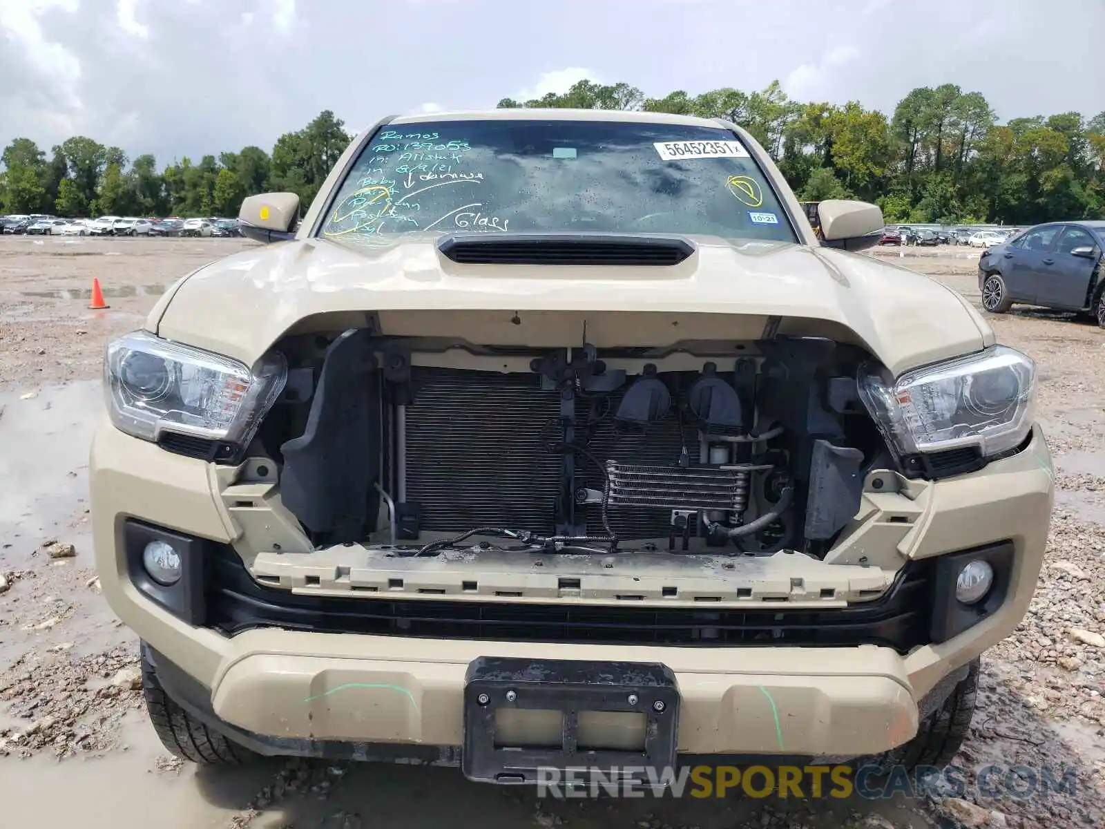 9 Photograph of a damaged car 3TMAZ5CN1KM111378 TOYOTA TACOMA 2019