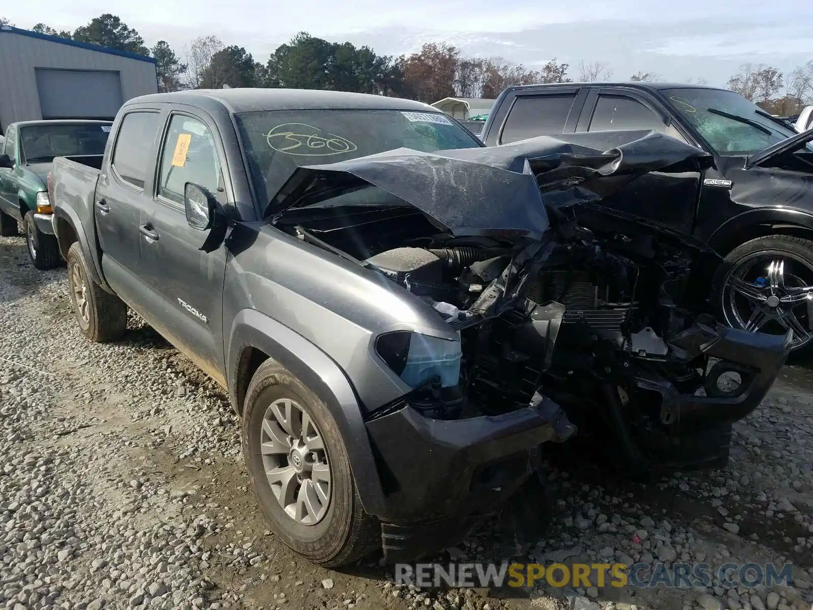 1 Photograph of a damaged car 3TMAZ5CN1KM111669 TOYOTA TACOMA 2019