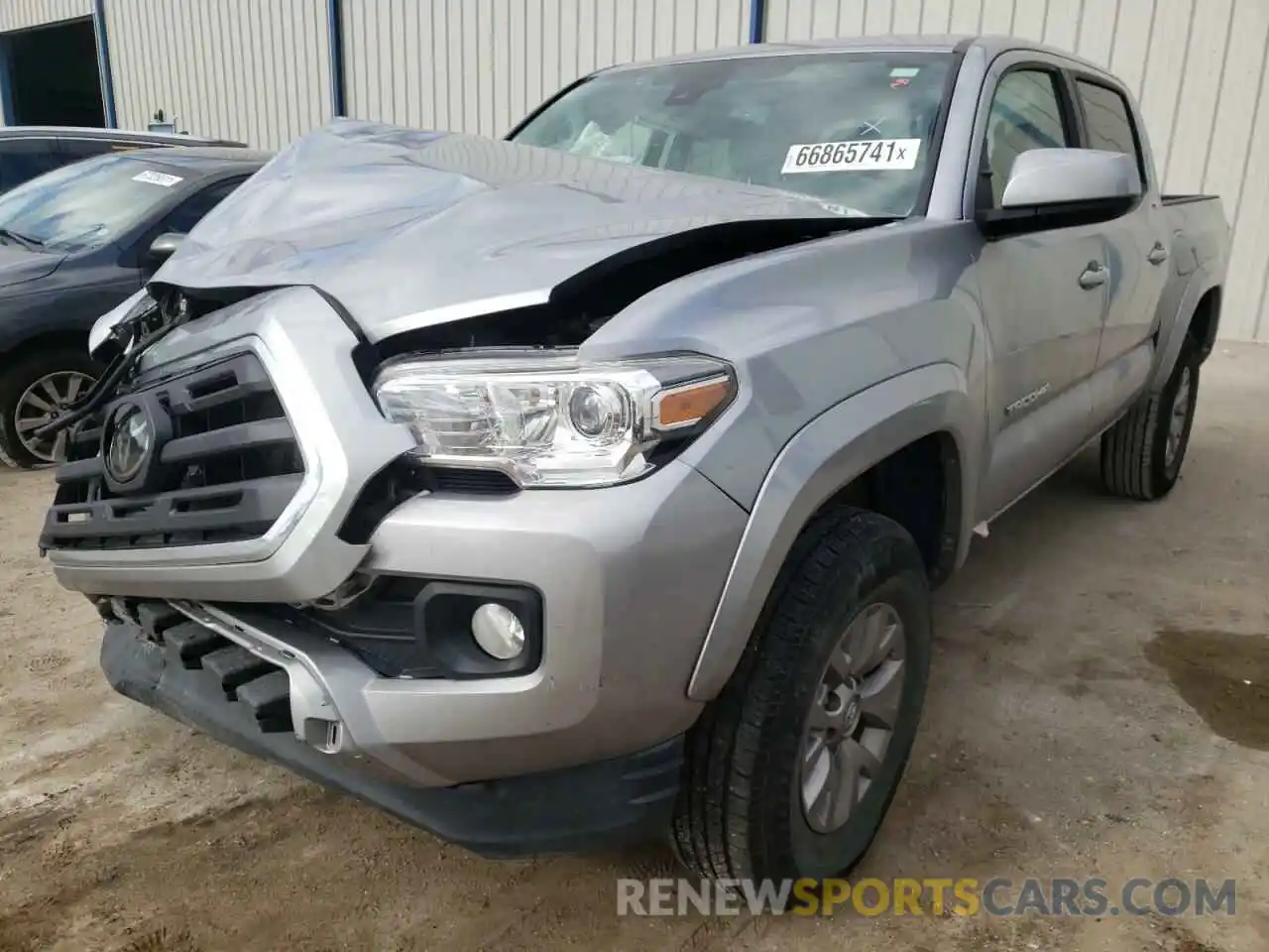 2 Photograph of a damaged car 3TMAZ5CN1KM112465 TOYOTA TACOMA 2019