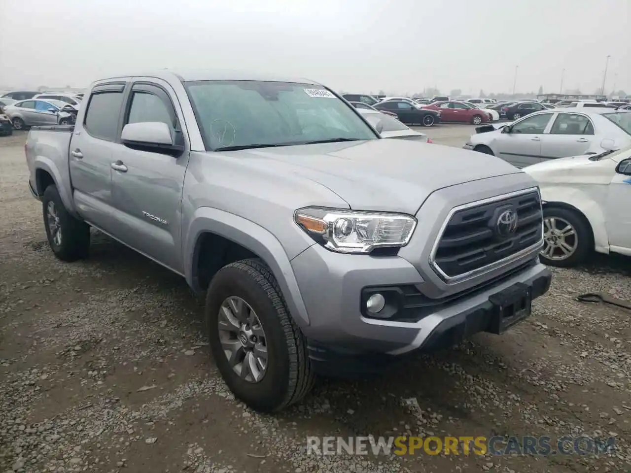 1 Photograph of a damaged car 3TMAZ5CN2KM079993 TOYOTA TACOMA 2019