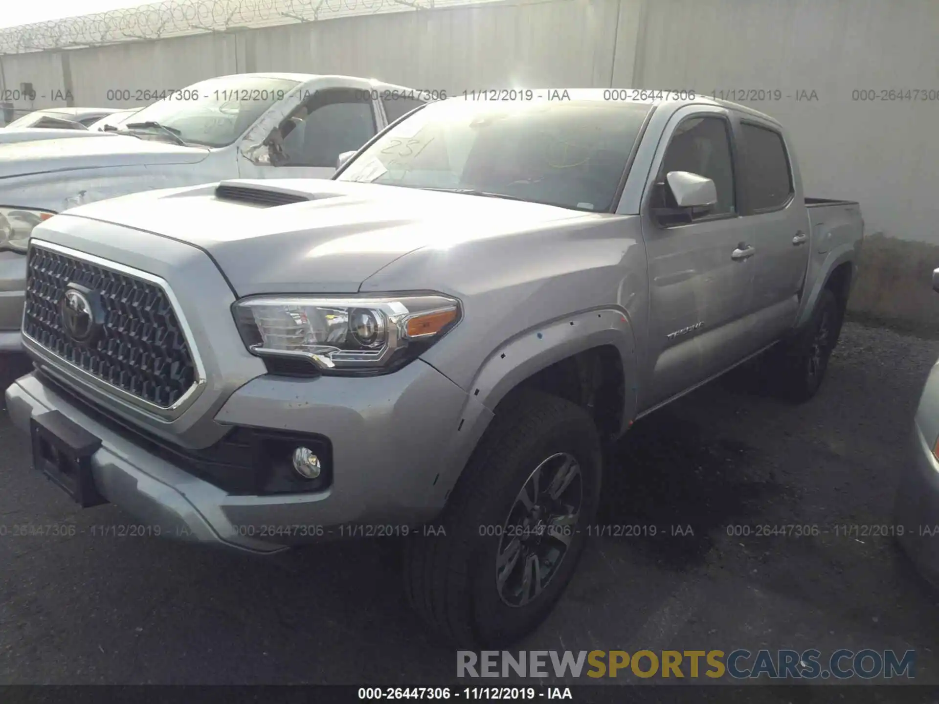 2 Photograph of a damaged car 3TMAZ5CN2KM080951 TOYOTA TACOMA 2019