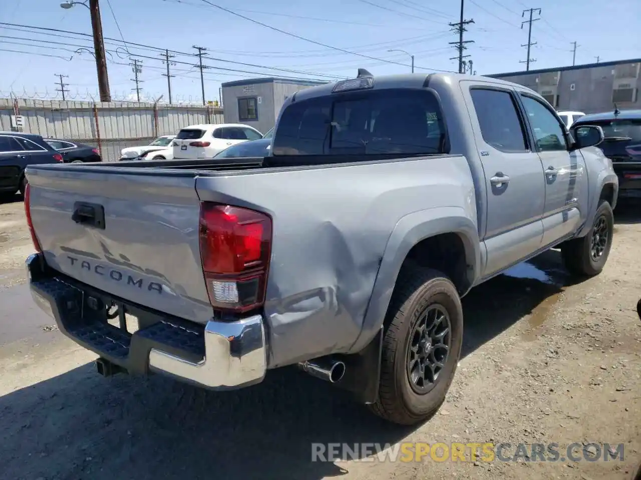 4 Photograph of a damaged car 3TMAZ5CN2KM081209 TOYOTA TACOMA 2019